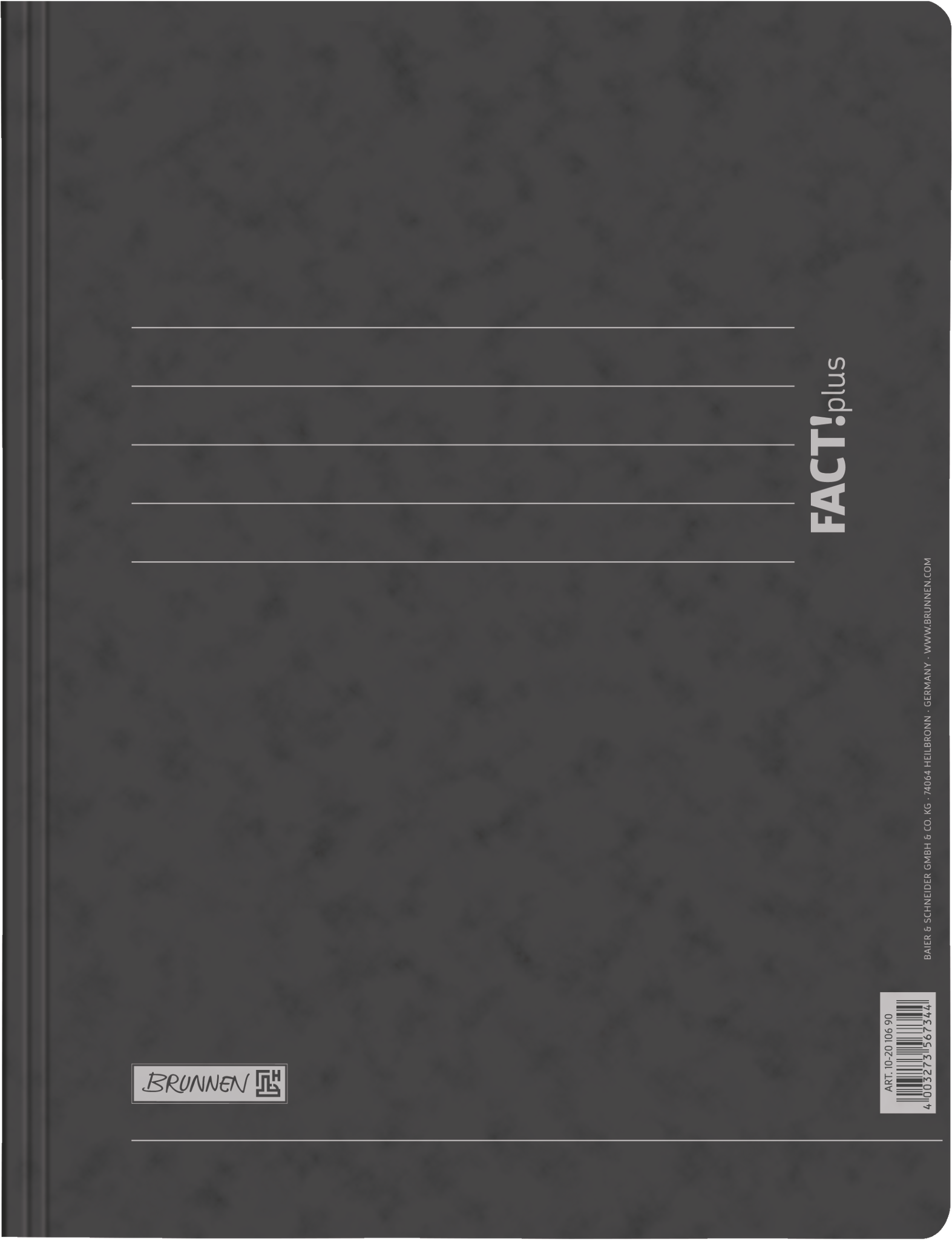 Schnellhefter FACT!plus | A4, Füllhöhe: 10 mm, schwarz