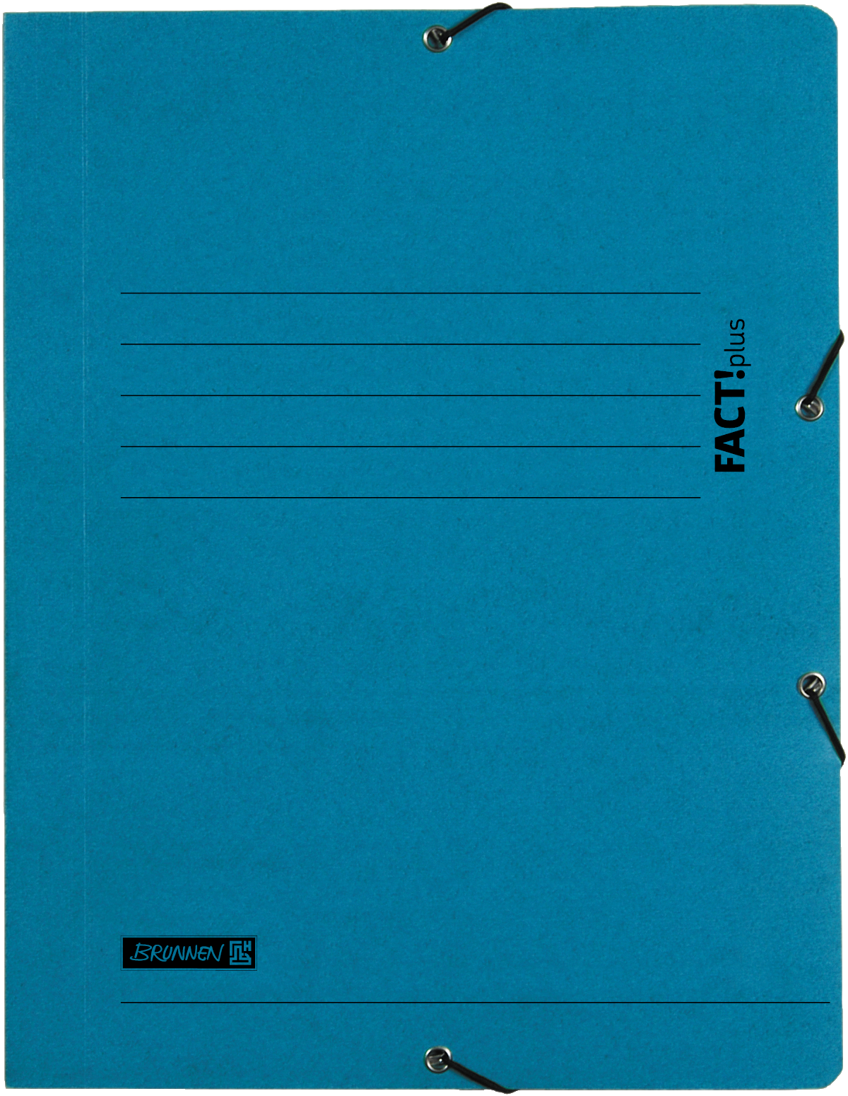 Brunnen Sammelmappe Fact!plus A4 Karton 375g/qm blau