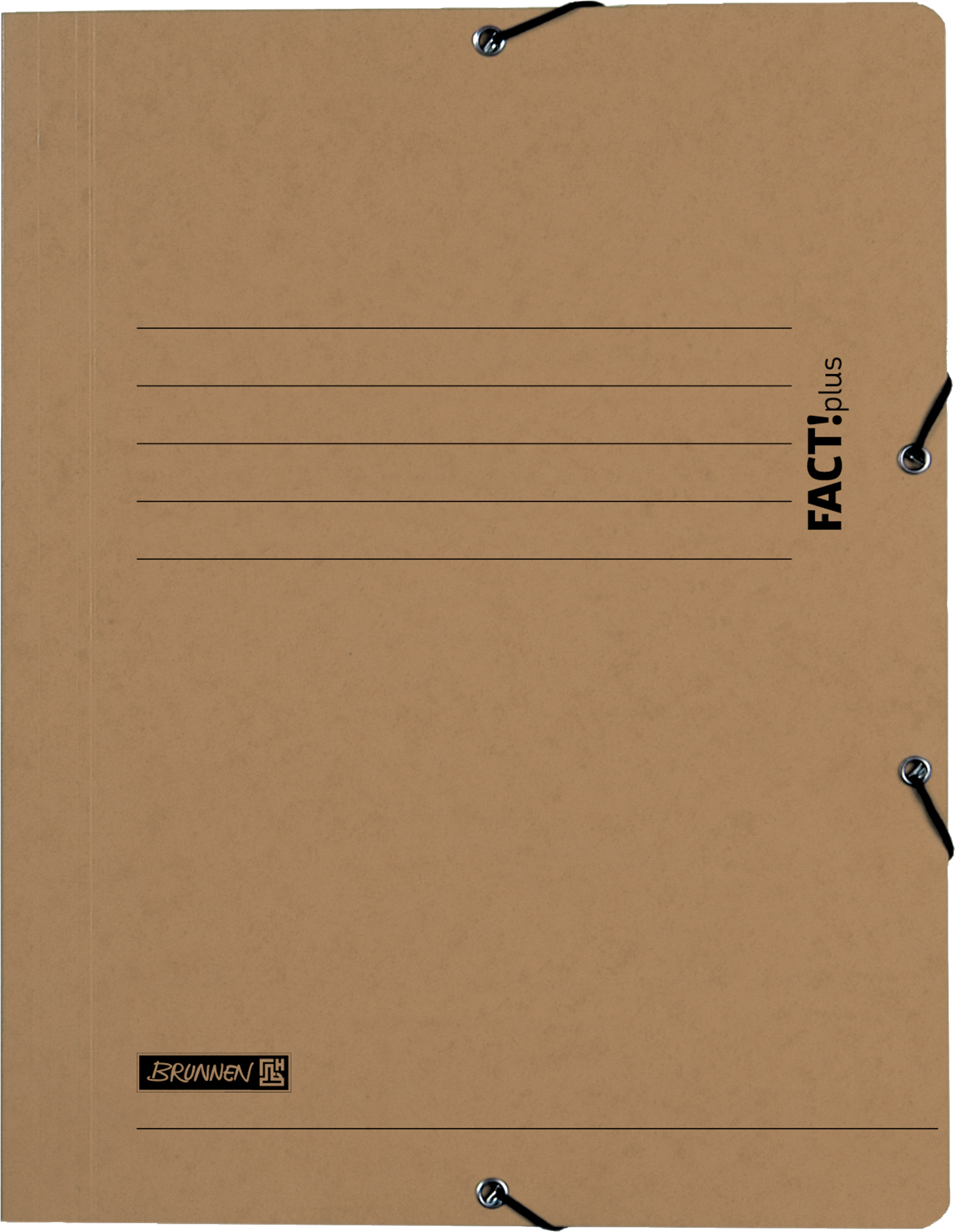 Sammelmappe FACT!plus | A4, Füllhöhe: 10 mm, braun