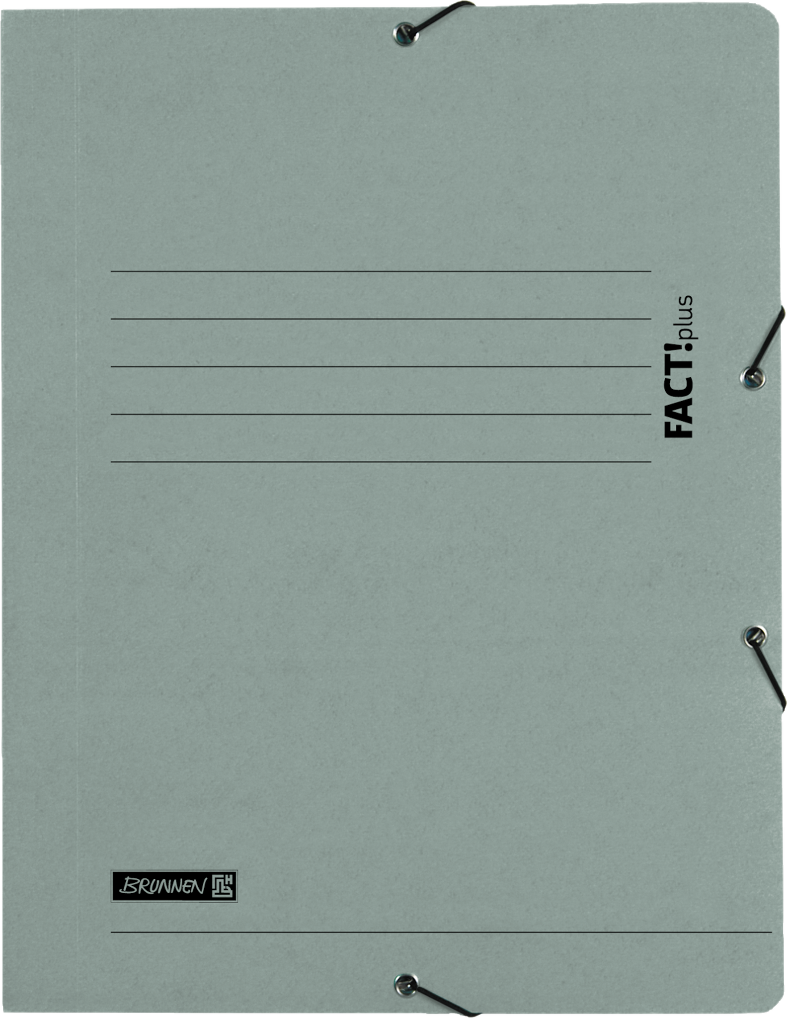 Sammelmappe FACT!plus | A4, Füllhöhe: 10 mm, grau