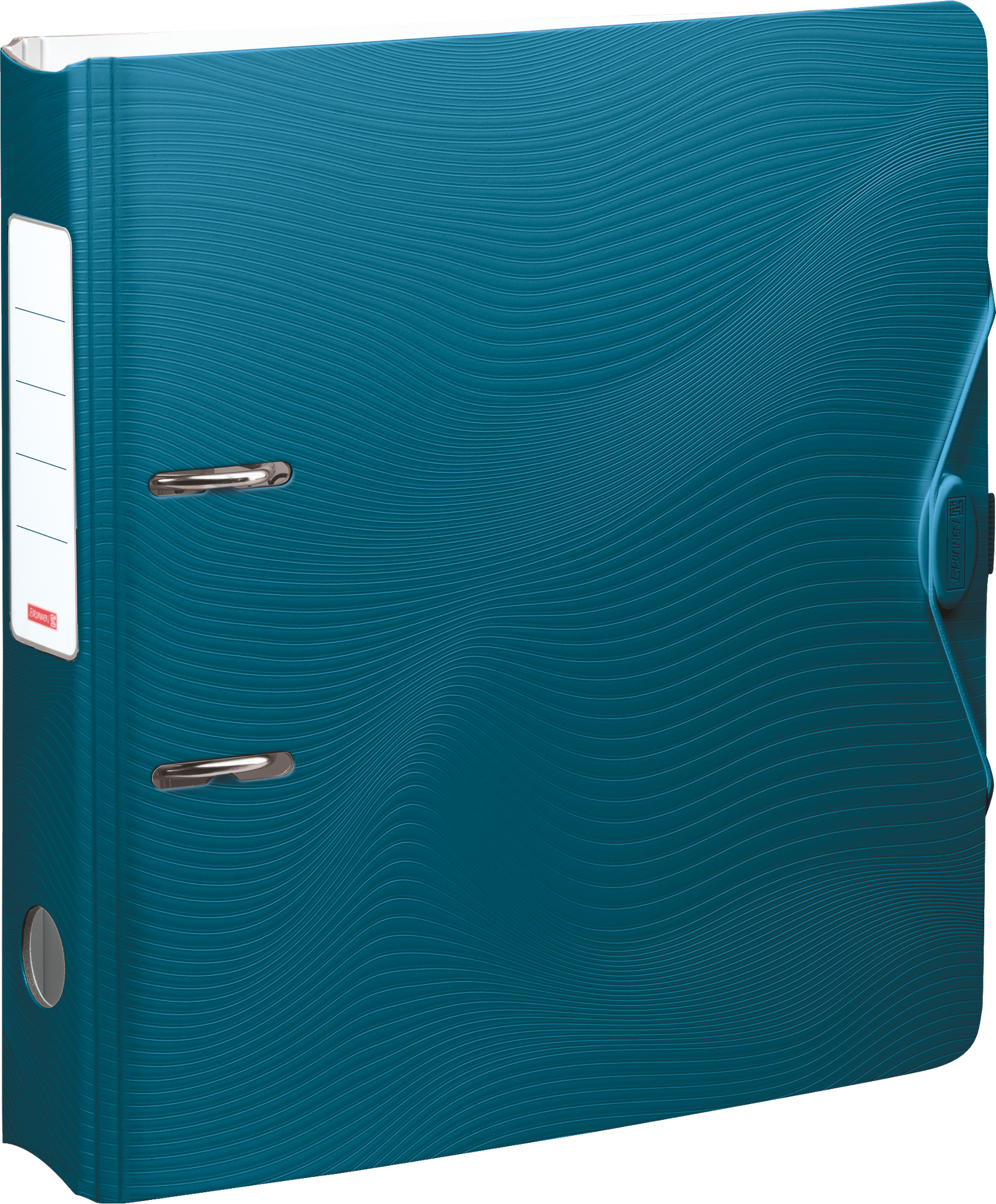 Ordner „WAVE“ Colour Code | A4, 70 mm, Hebelmechanik mit gummiertem Griff, denim