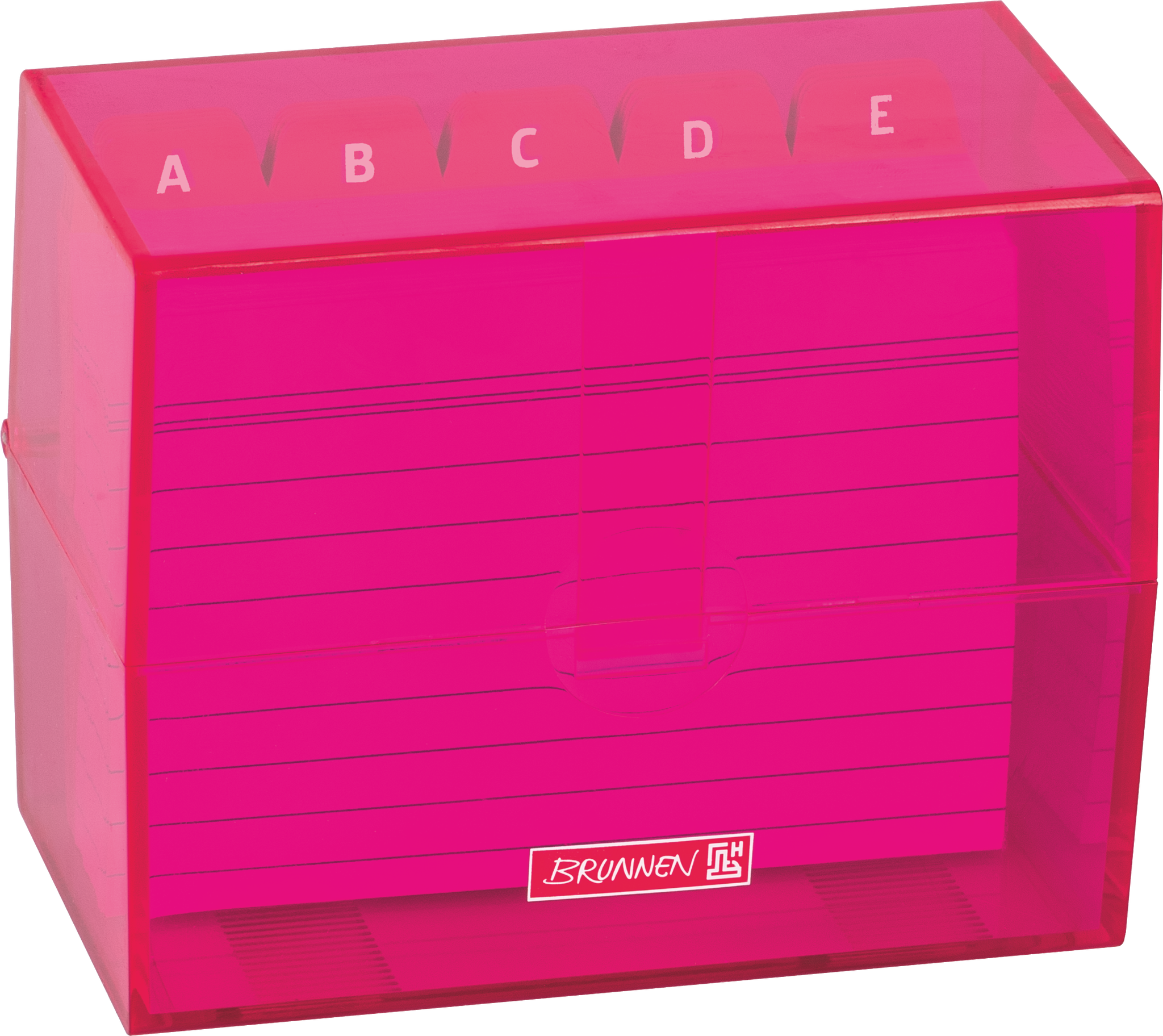 Karteikasten Colour Code gefüllt | 120×95×65 mm, A7, pink