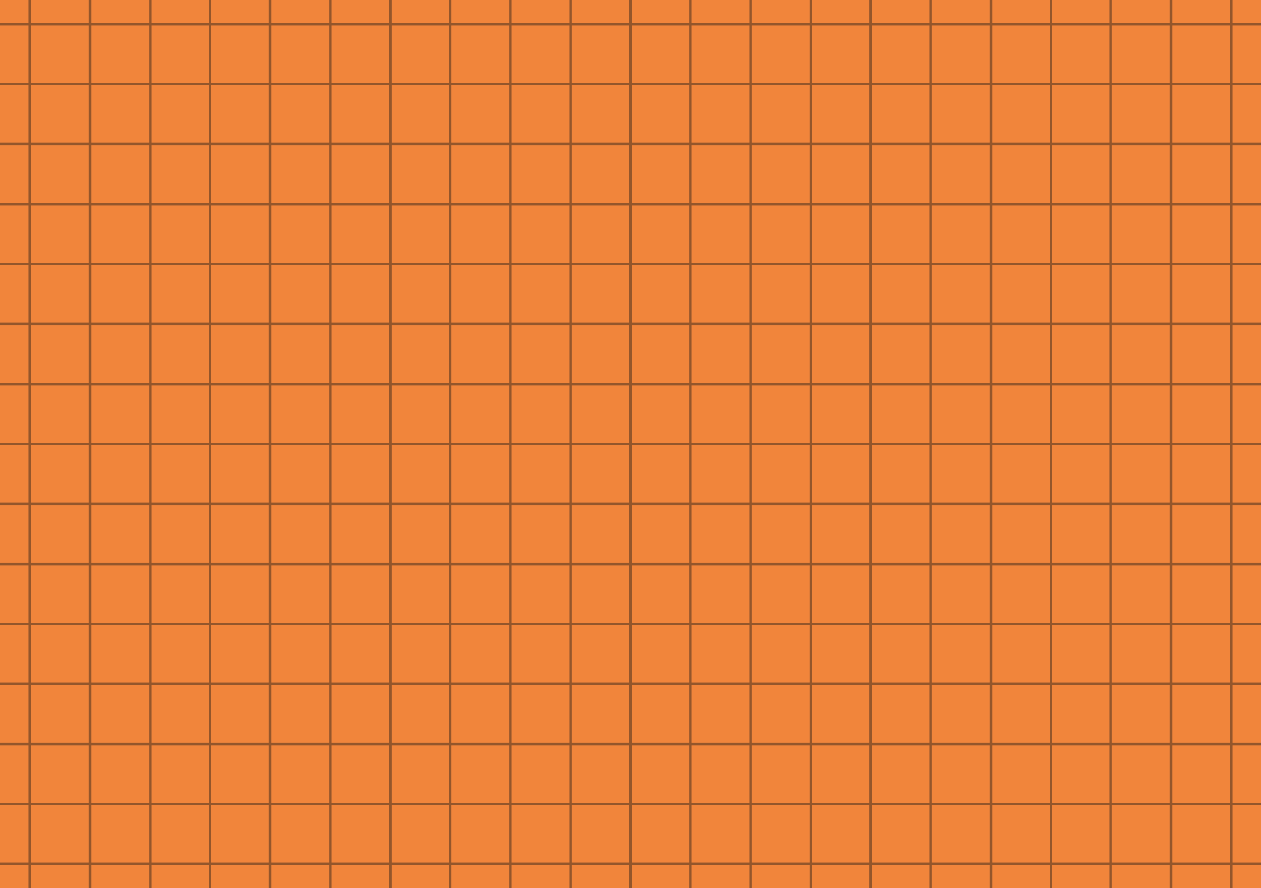 Karteikarten | 105×74 mm, A7, 5 mm kariert, orange, 100 Stück