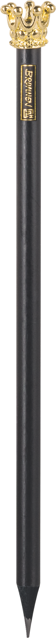Bleistift „Krone“ Colour Code | HB, rund, onyx
