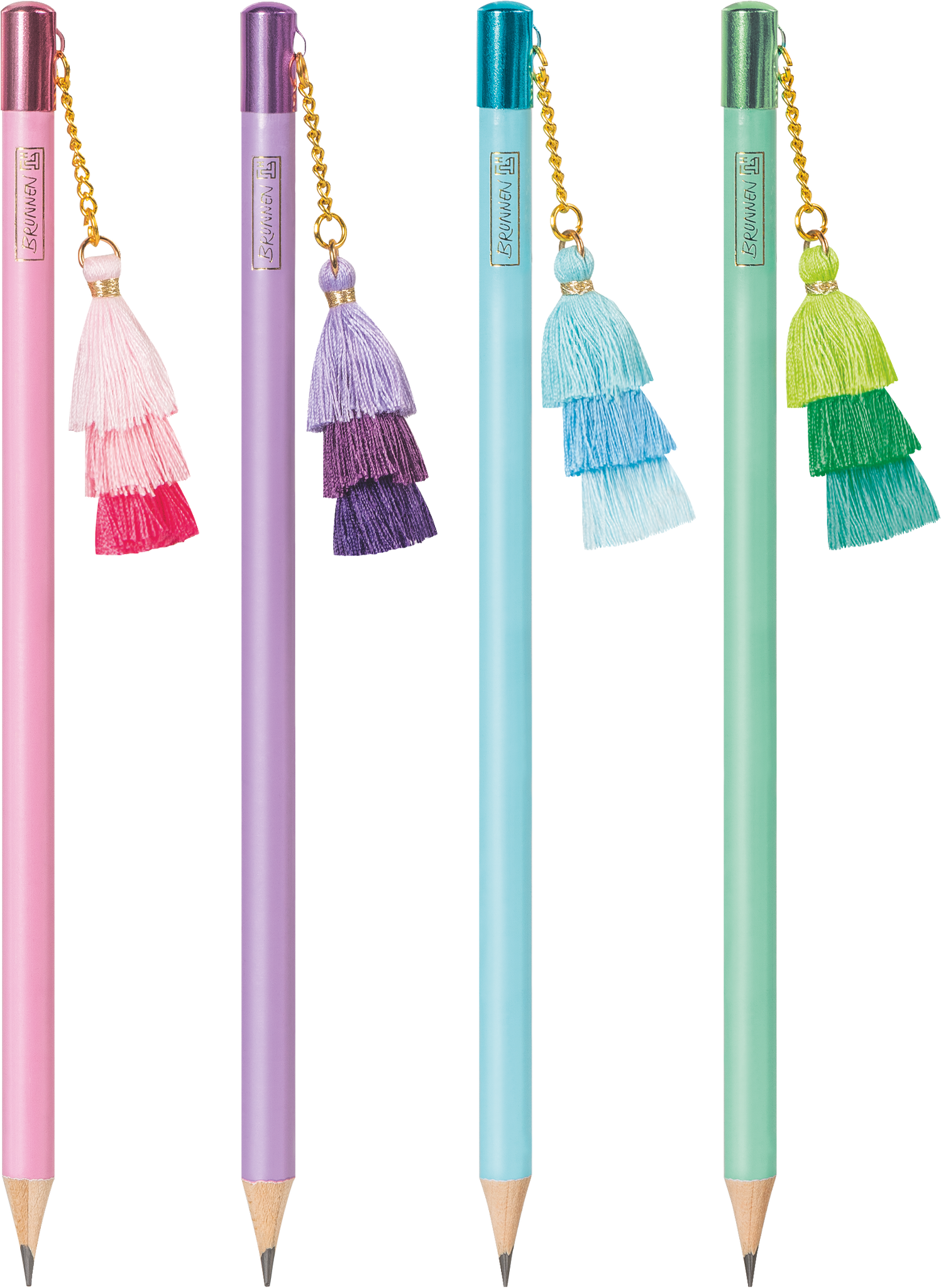 Bleistift „Tassel“ | HB, rund, sortiert
