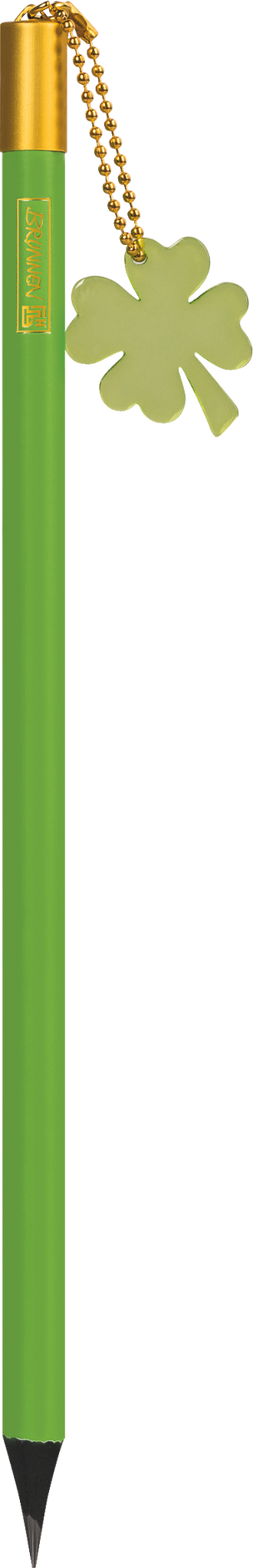 Bleistift „Kleeblatt“ Colour Code | HB, rund, kiwi