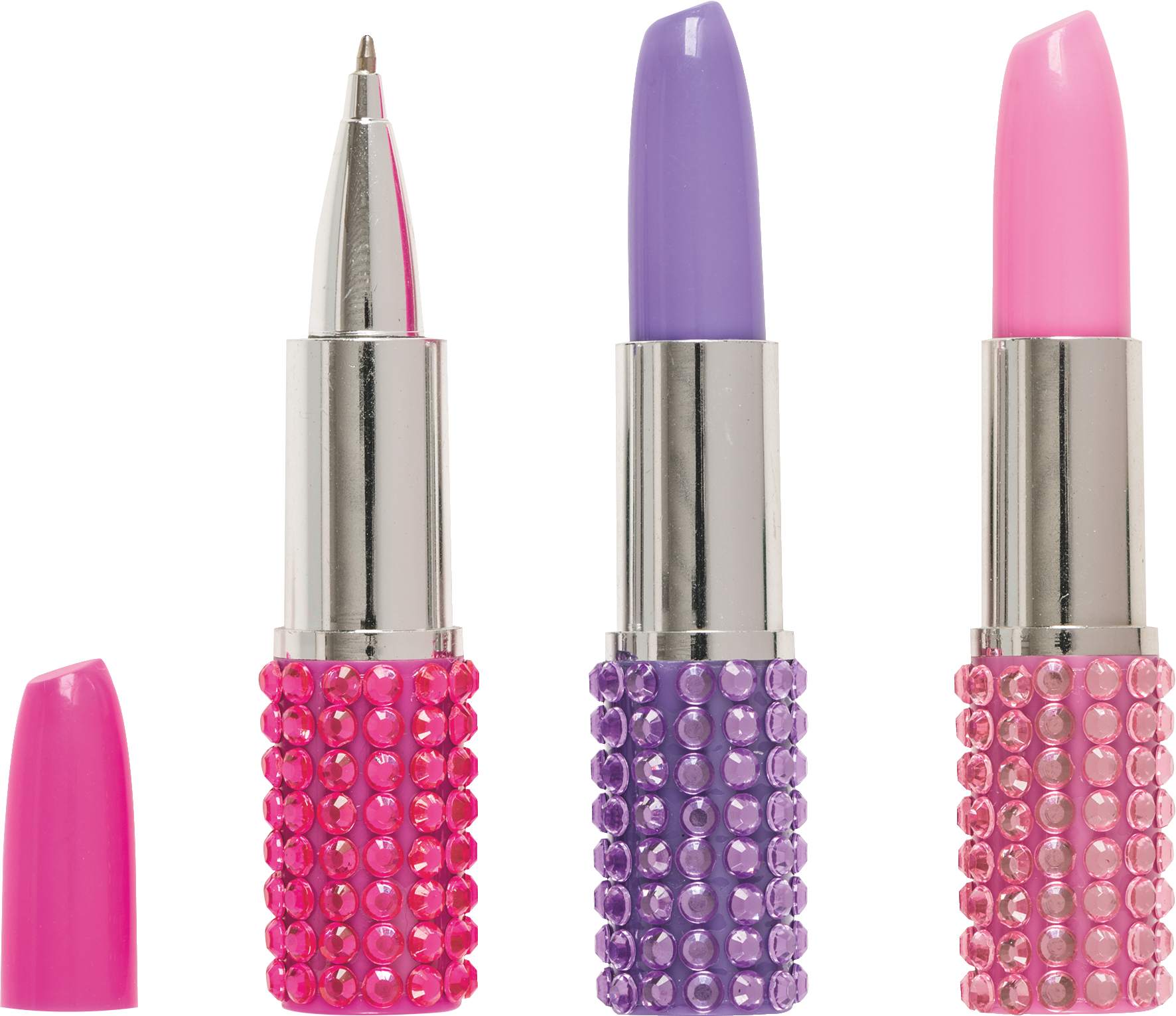 20 x Brunnen Kugelschreiber Lipstick farbig sortiert