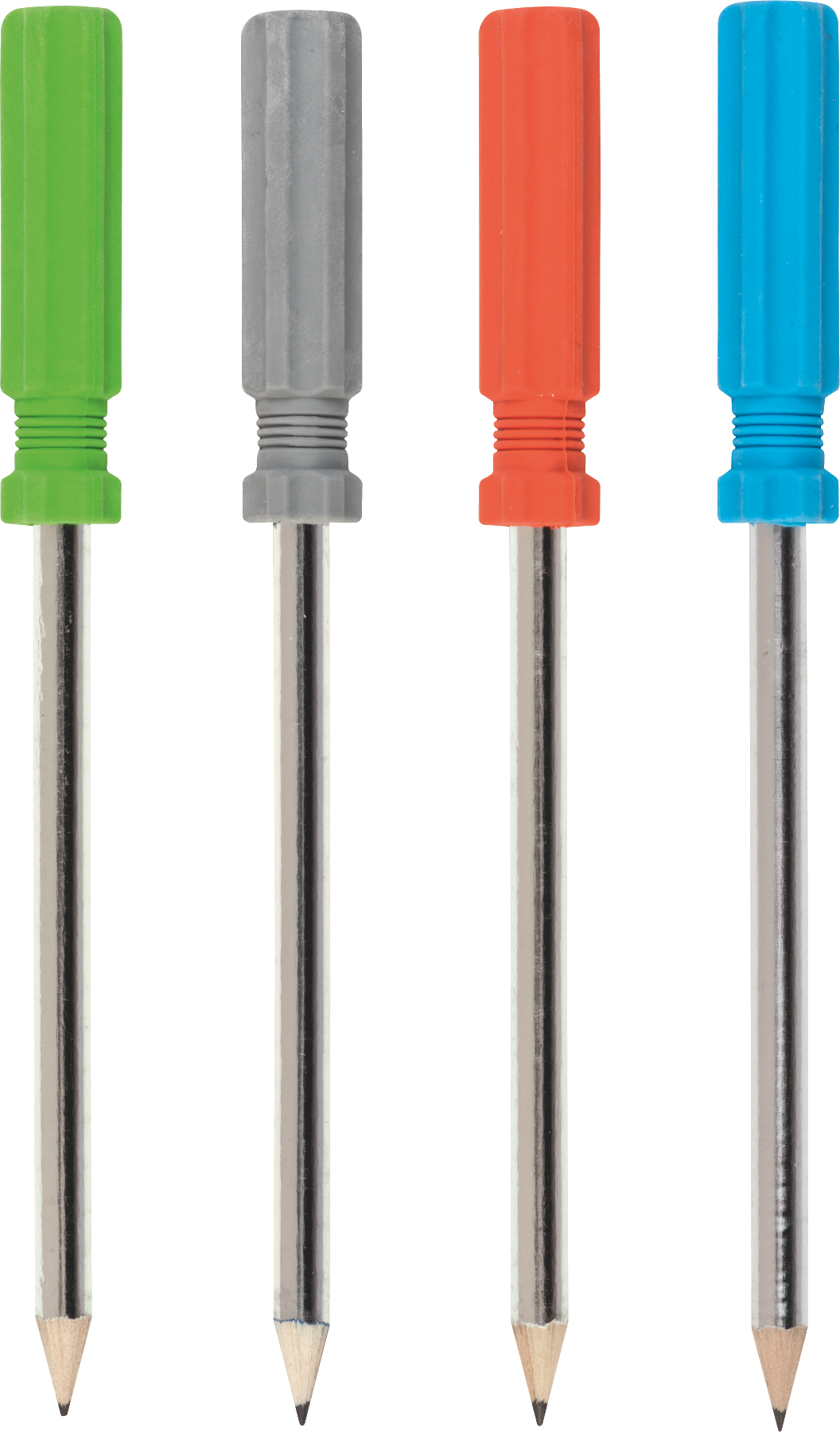 Bleistift mit Radiergummi „Schraubenzieher“ | HB, rund, sortiert