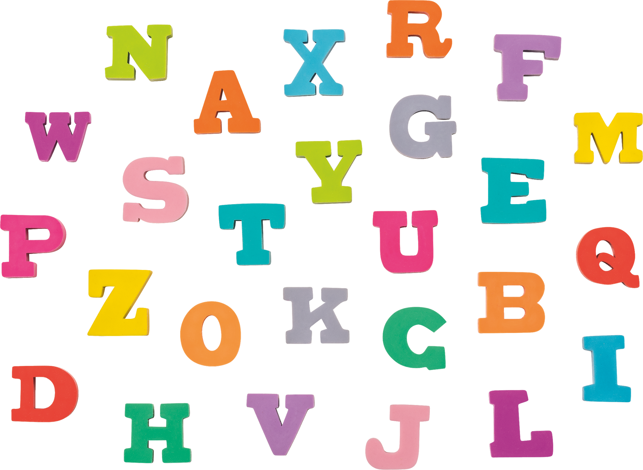 Radiergummi-Set „Schultüte A-Z“ | mehrfarbig, 26 Stück