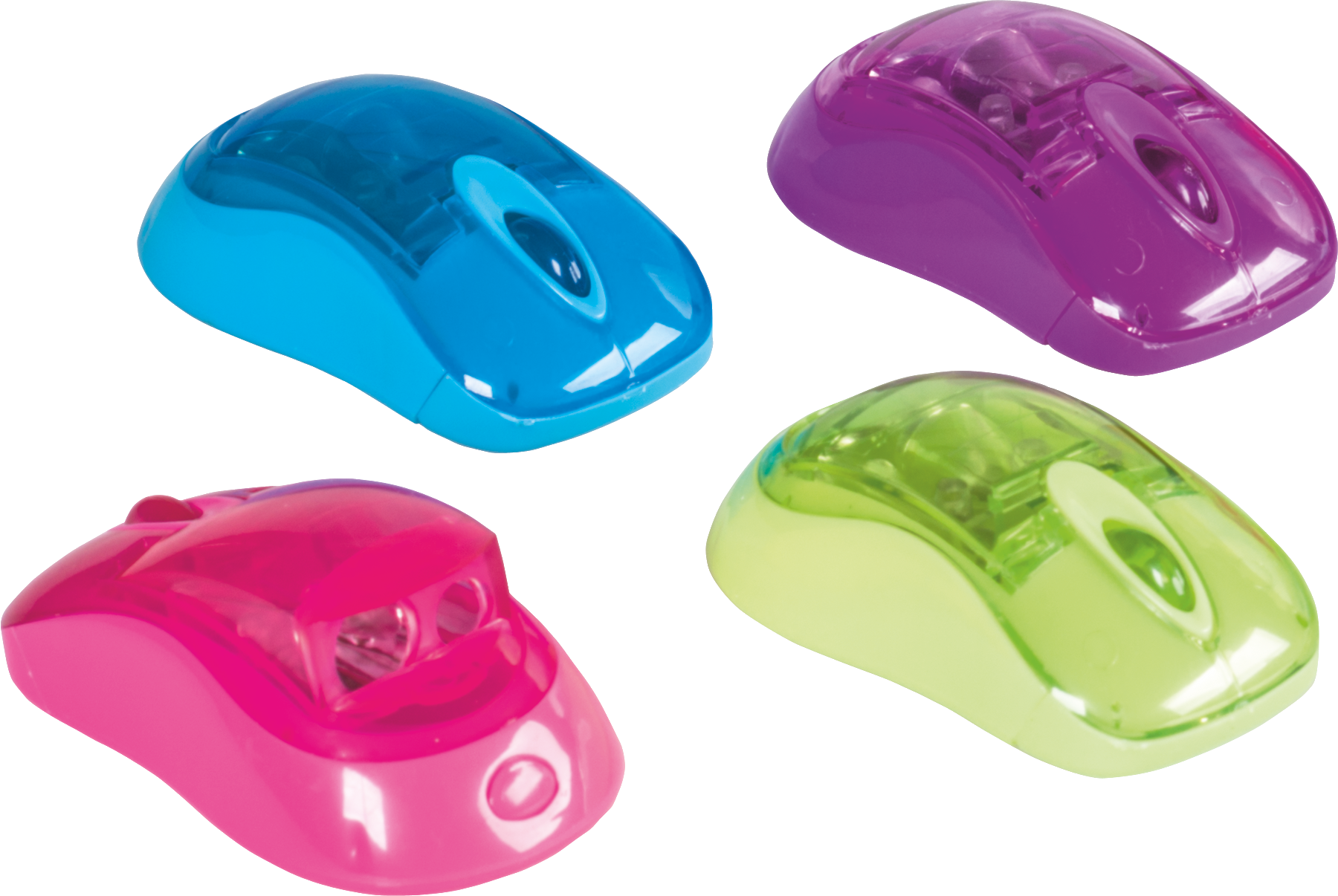 12 x Brunnen Doppelspitzer Mouse doppelt farbig sortiert