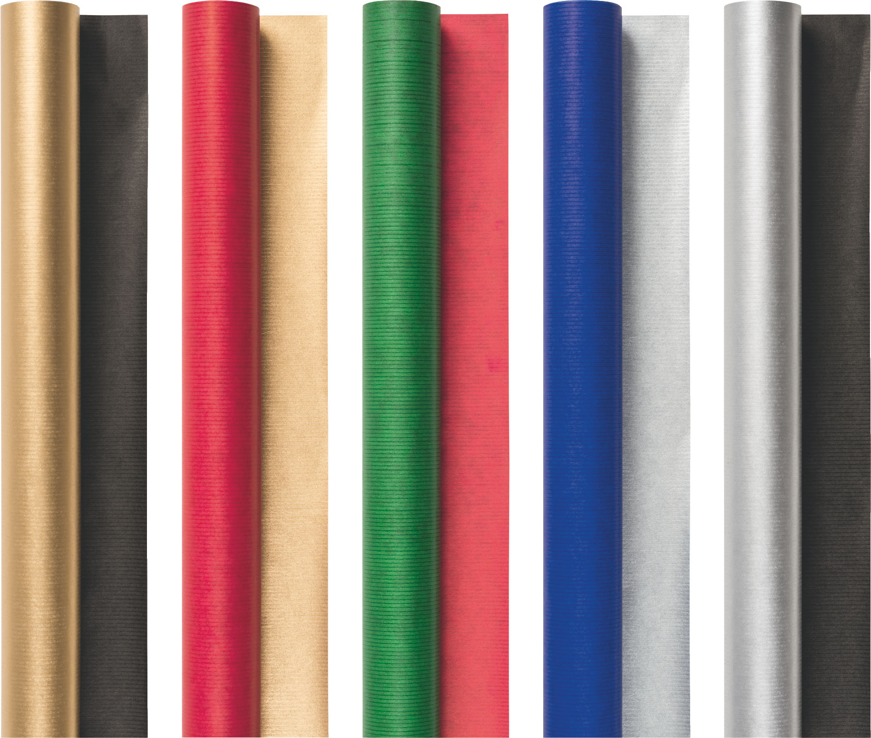 30 x Brunnen Einschlagpapier 2x0,7m 70g/qm farbig sortiert