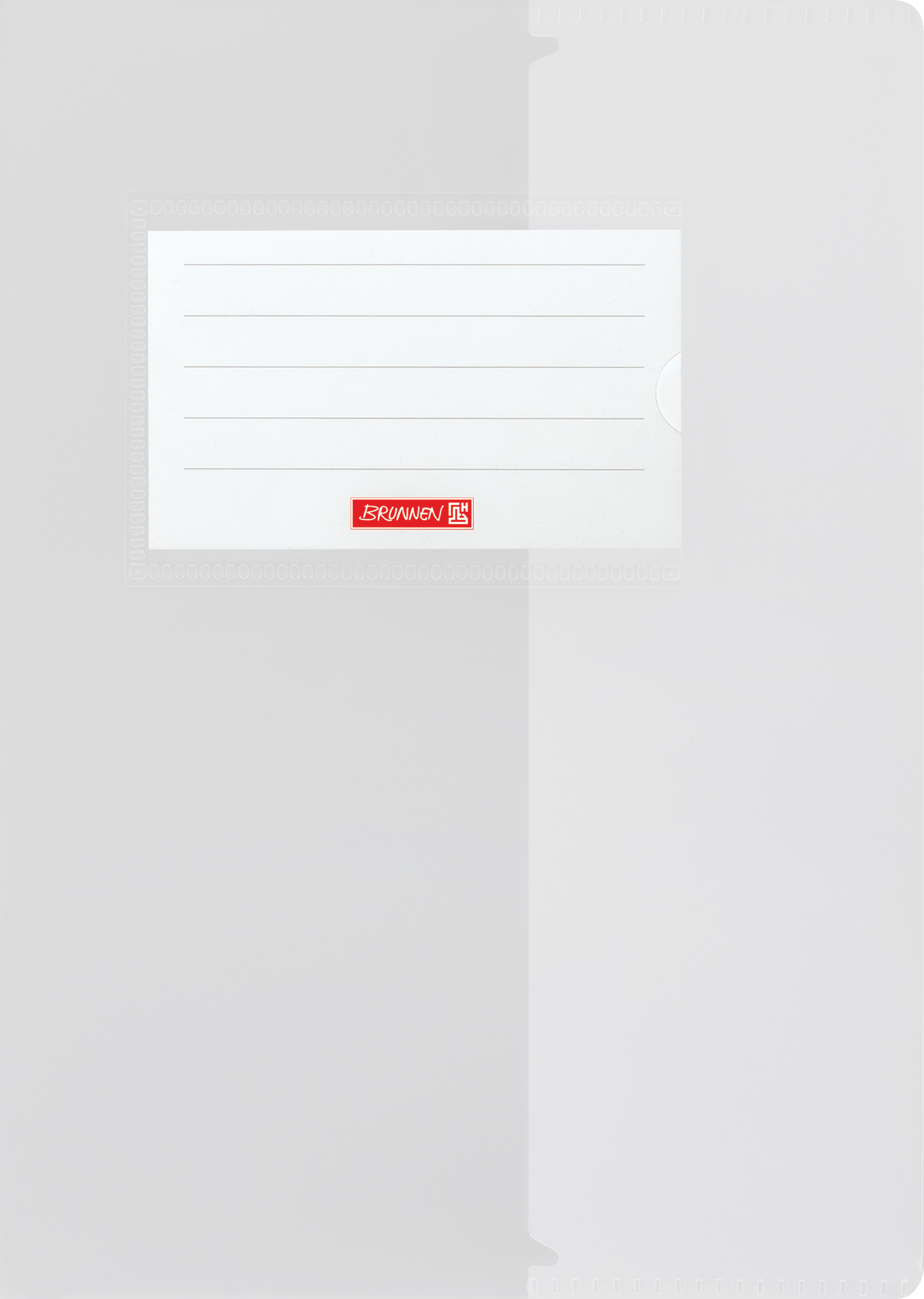 Hefthülle FACT!pp | 153×223 mm, A5, weiß/transparent