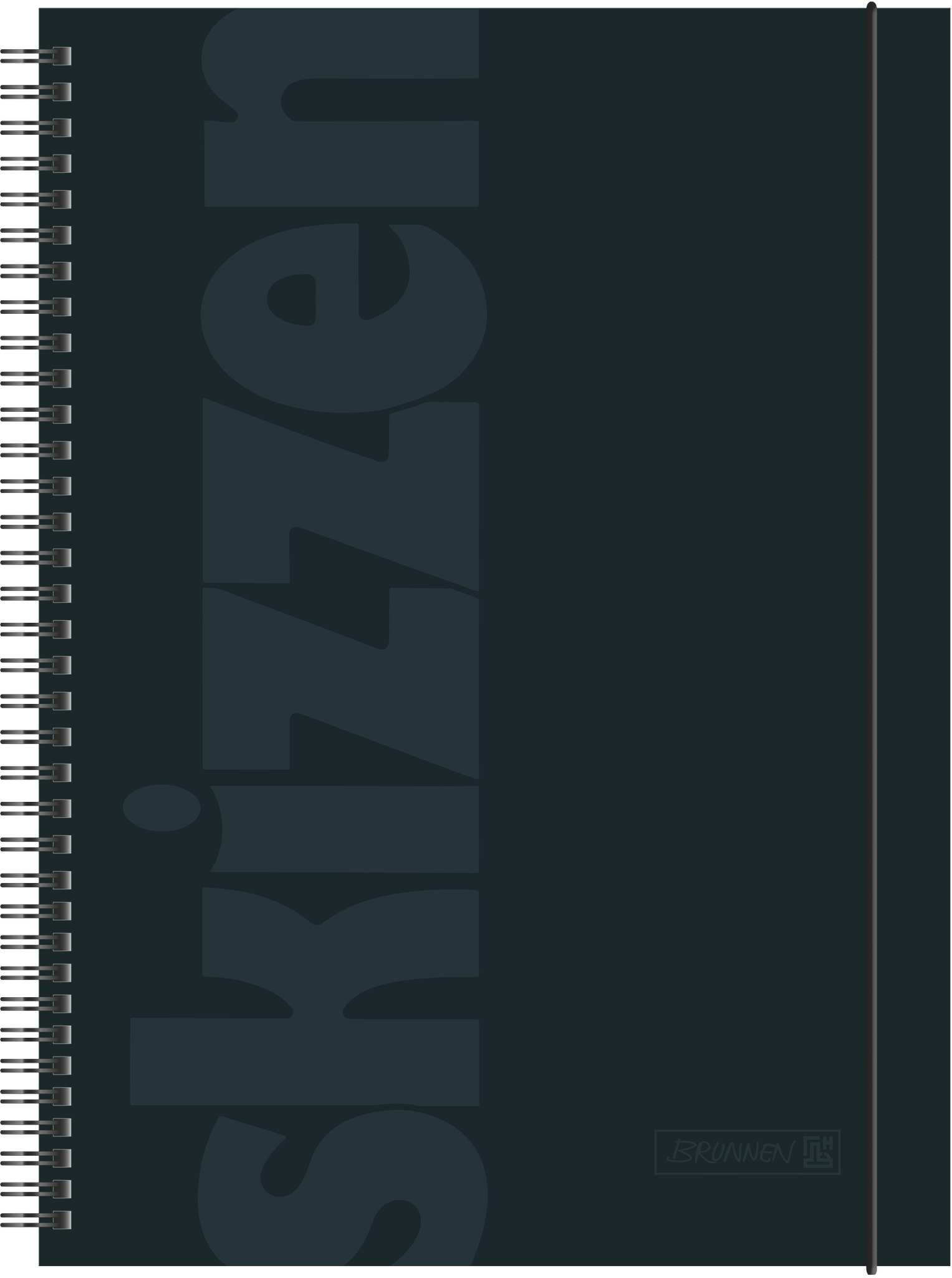 Skizzenbuch | A4, 48 Blatt, schwarz