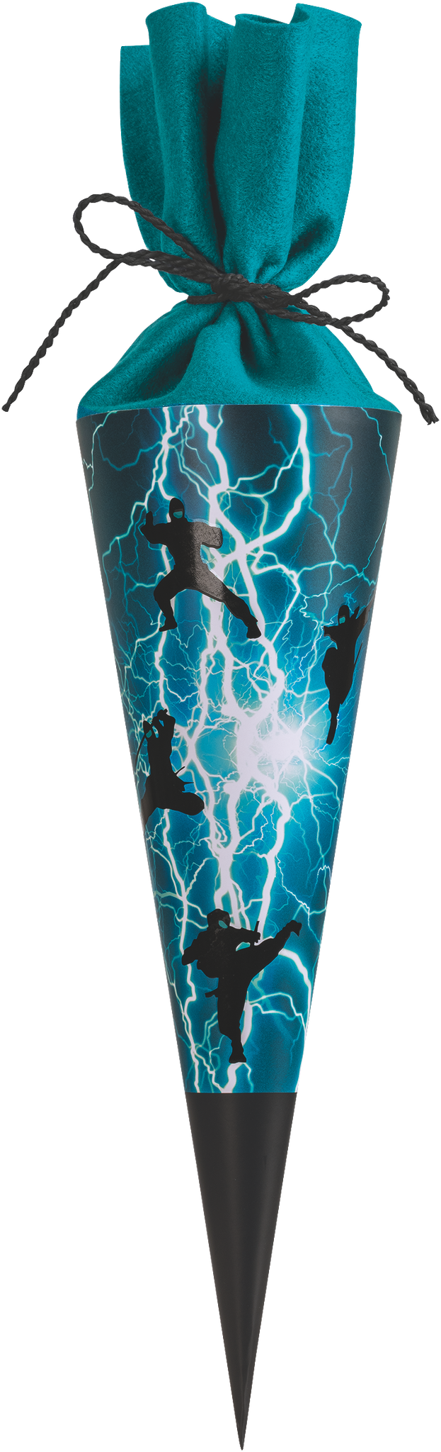 Schultüte Ninja Power | petrol/schwarz