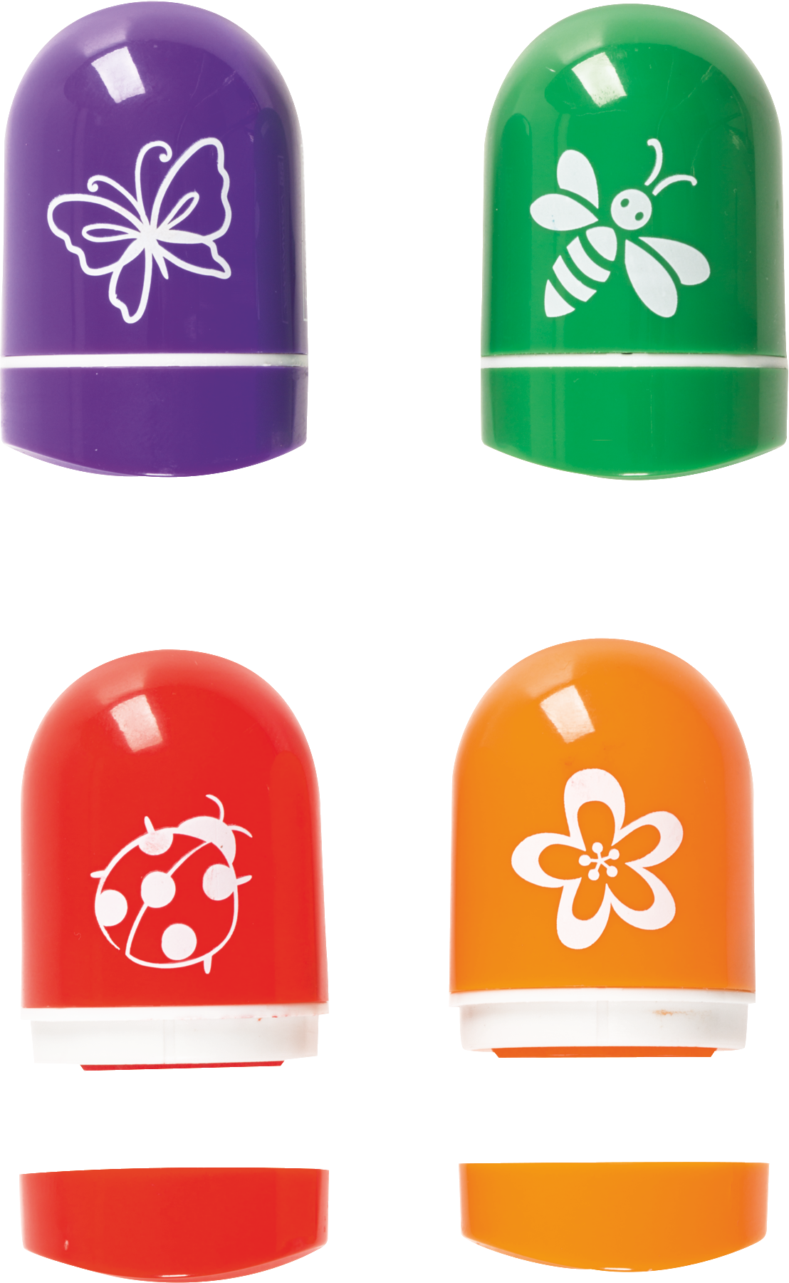 20 x Brunnen Stempel Belohnung selbstfärbend 4 Motive