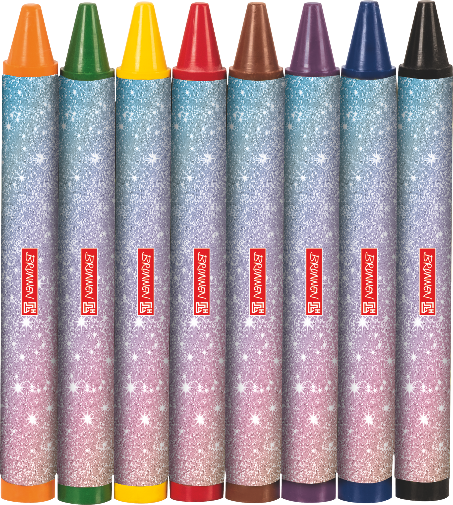 Wachsmalstifte-Set Magic Butterfly | rosarot/lila, 8 Stück