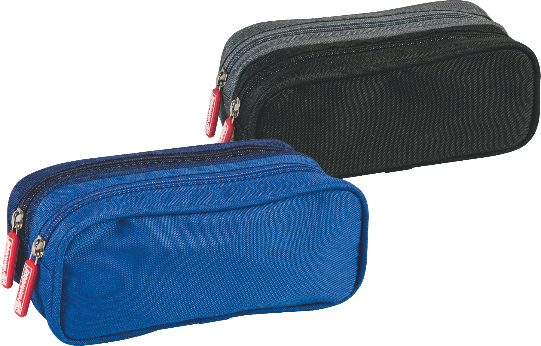 5 x Brunnen Schlamper-Etui Duo 2 Fächer Motive sortiert
