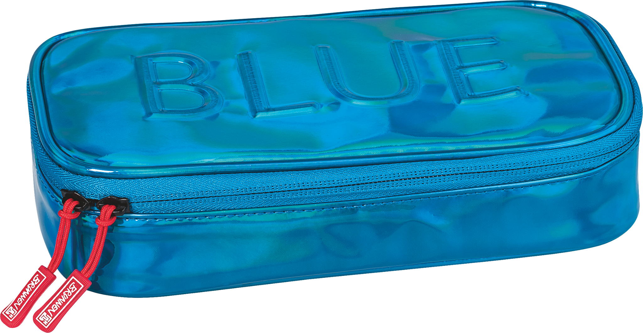Schlampermäppchen „Electric“ | 1 Klappe(n), blue