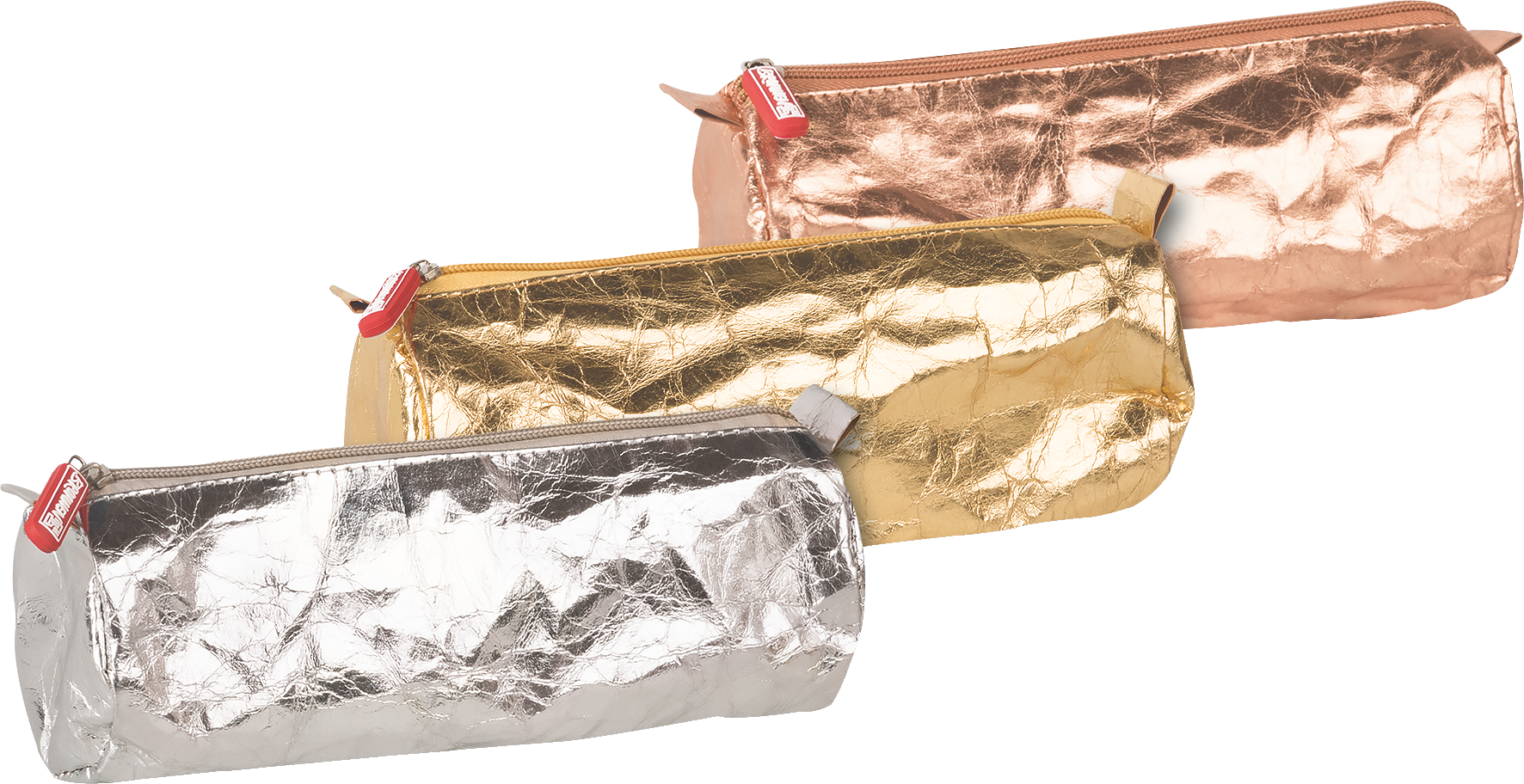 Schlampermäppchen Metallic | sortiert