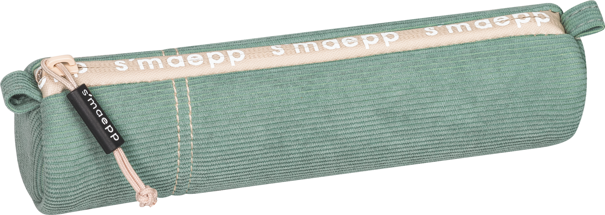 Schlampermäppchen s'maepp S „Eucalyptus“ | beige/eukalyptus