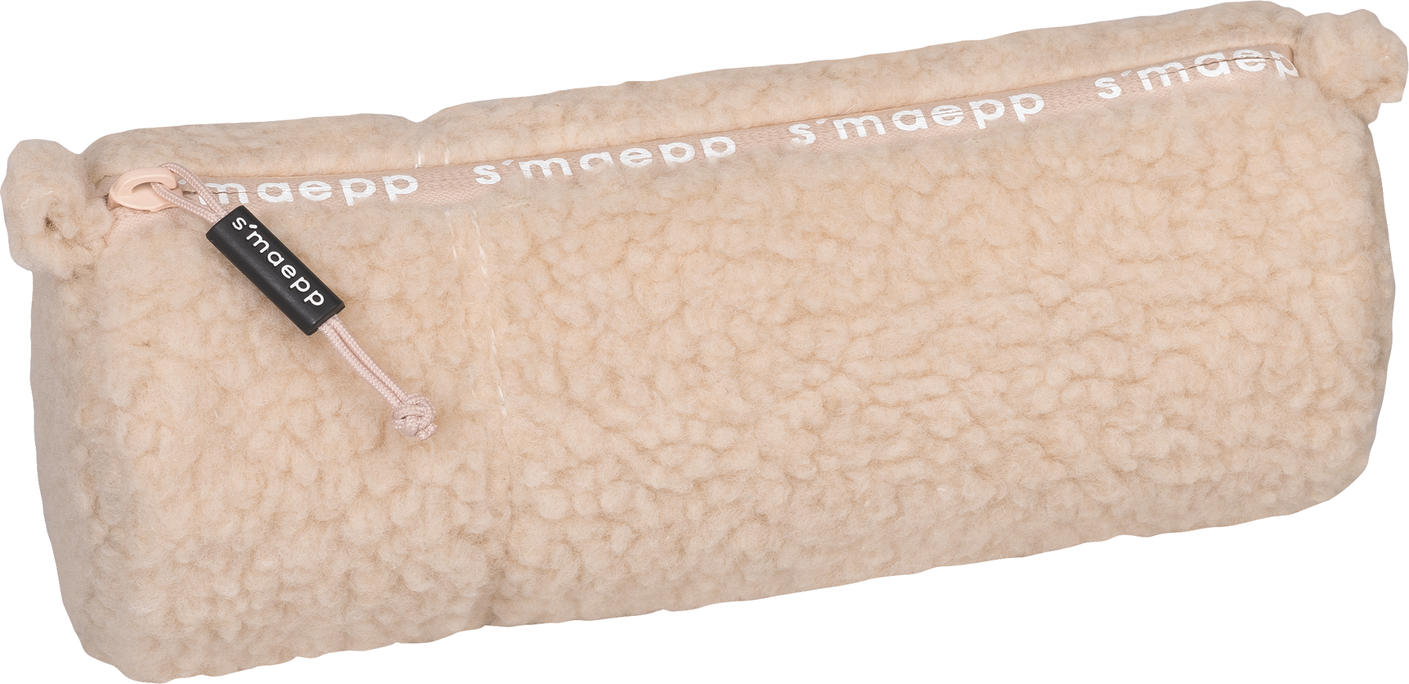 Schlampermäppchen s'maepp M „Plüsch“ | beige
