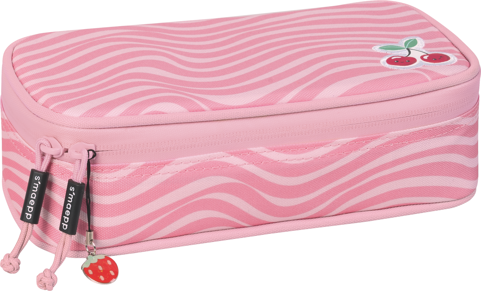 Schlampermäppchen s'maepp XL Fruity Love | 1 Klappe(n), rosa