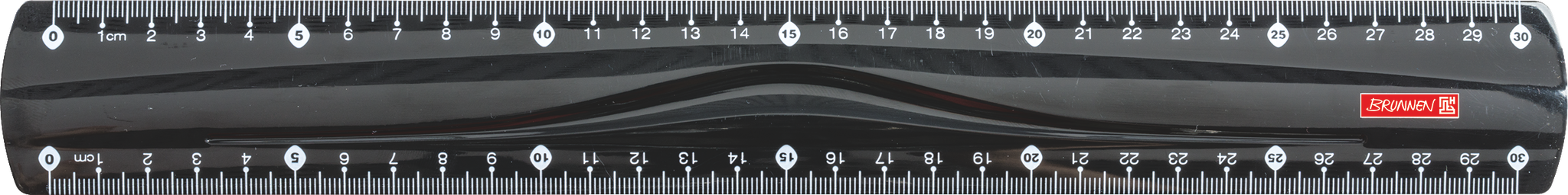 10 x Brunnen Lineal Colour Code 30cm onyx