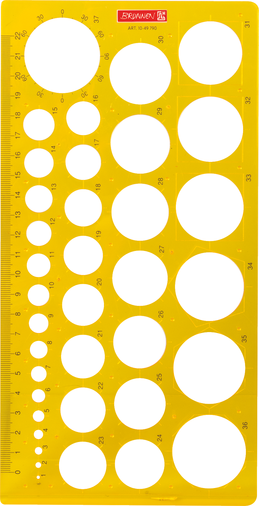Kreisschablone | orange