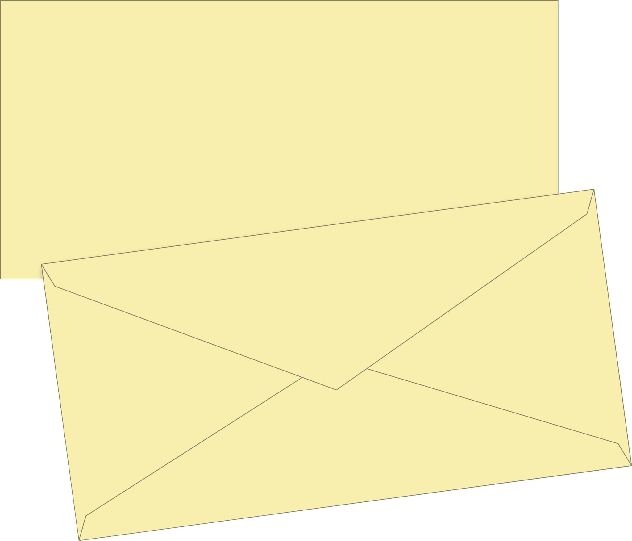 Briefumschläge Universalpapier | DIN lang, 80 g/m², hellgelb, 10 Stück