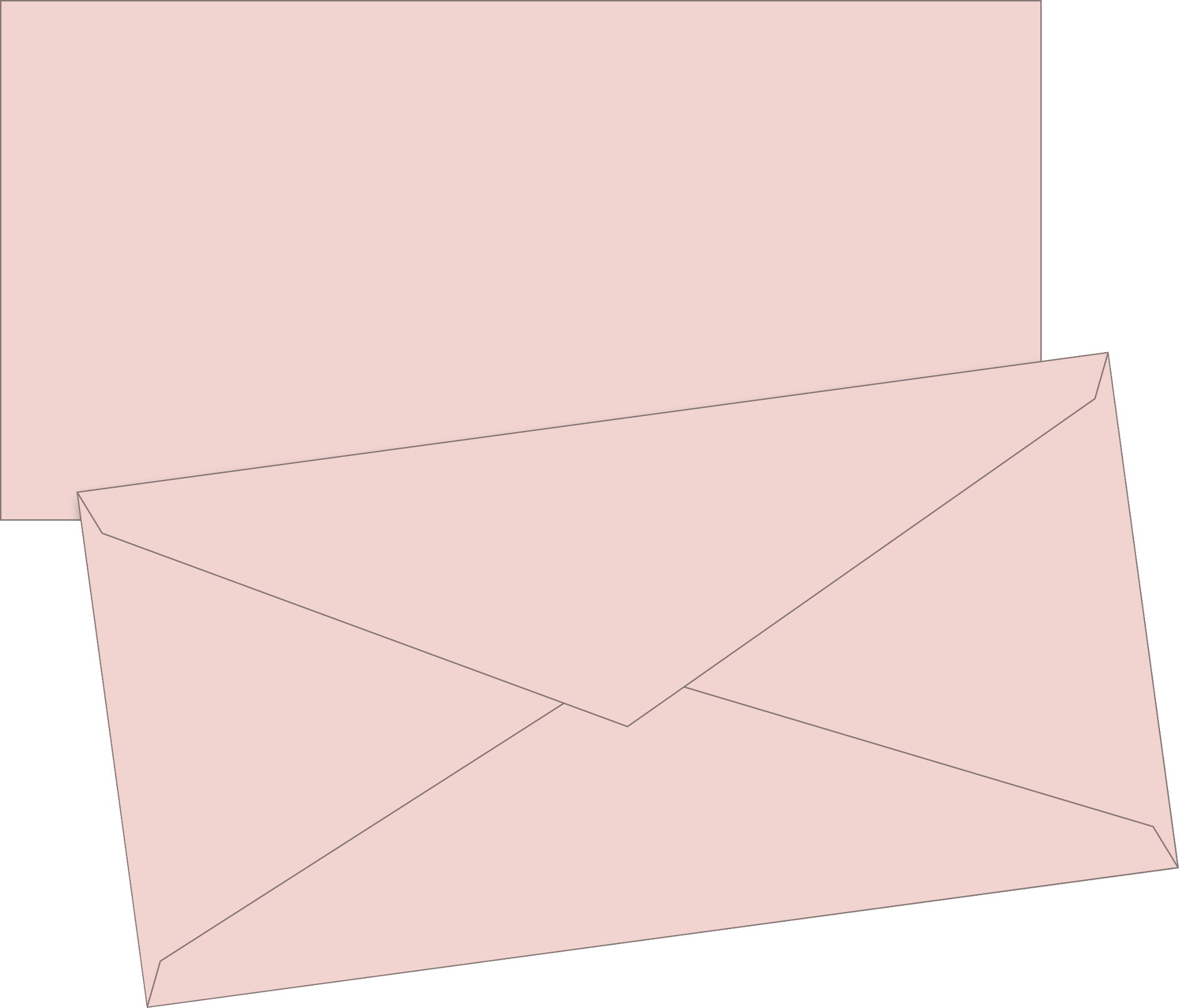 Briefumschläge Universalpapier | DIN lang, 80 g/m², rosé, 10 Stück