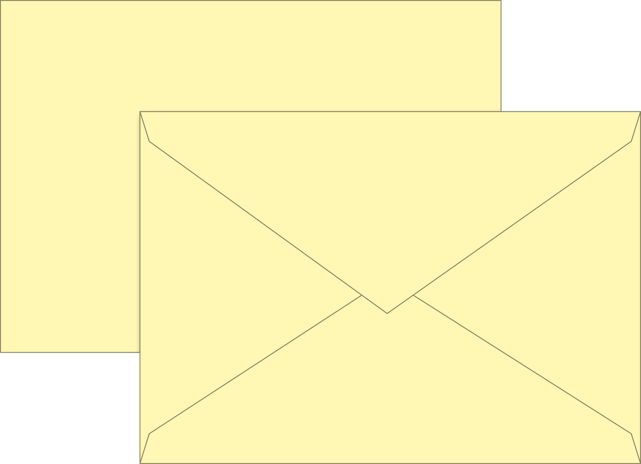 Briefumschläge Universalpapier | C6, 80 g/m², hellgelb, 10 Stück