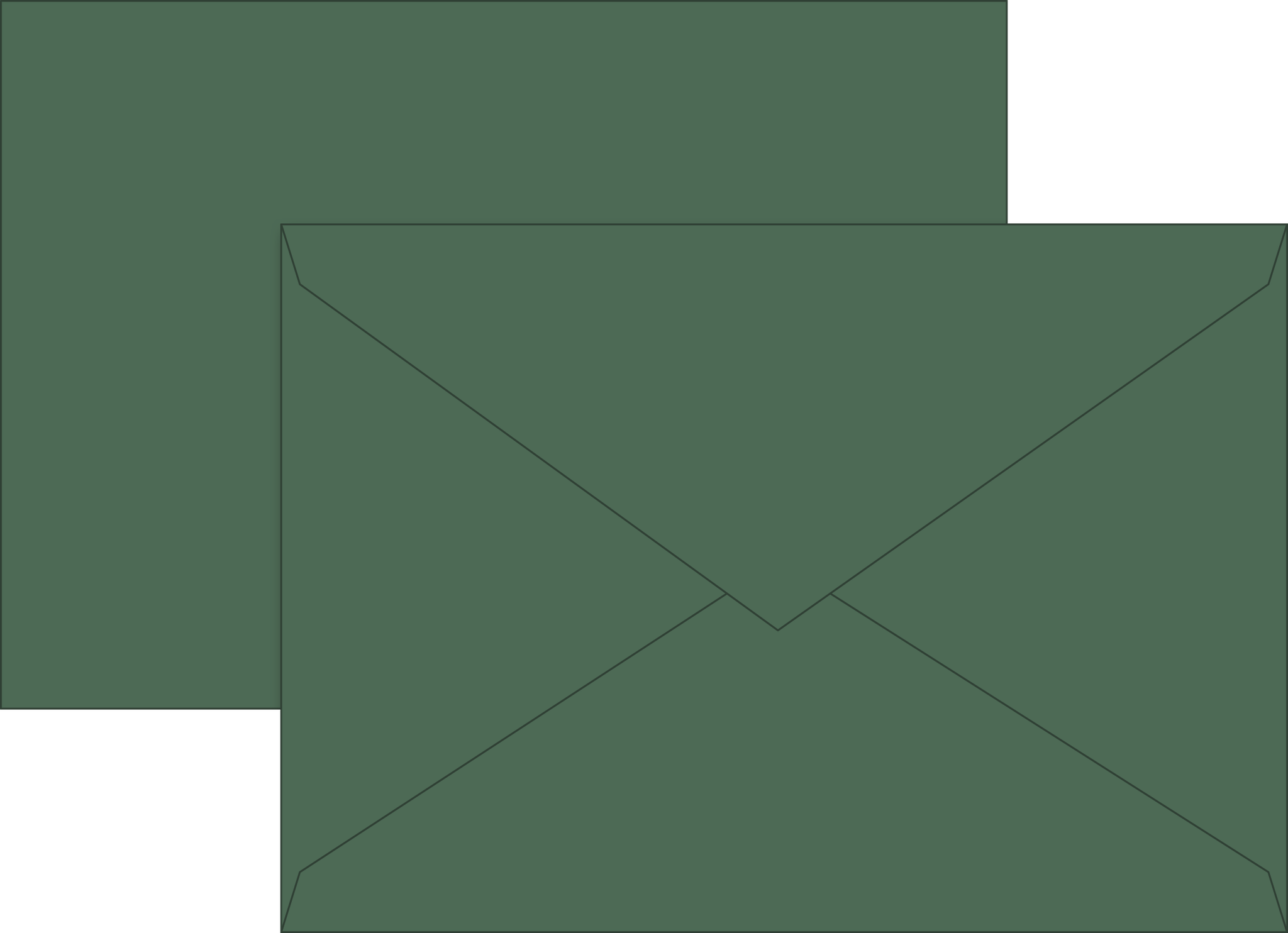 Briefumschläge Universalpapier | C6, 80 g/m², moosgrün, 10 Stück
