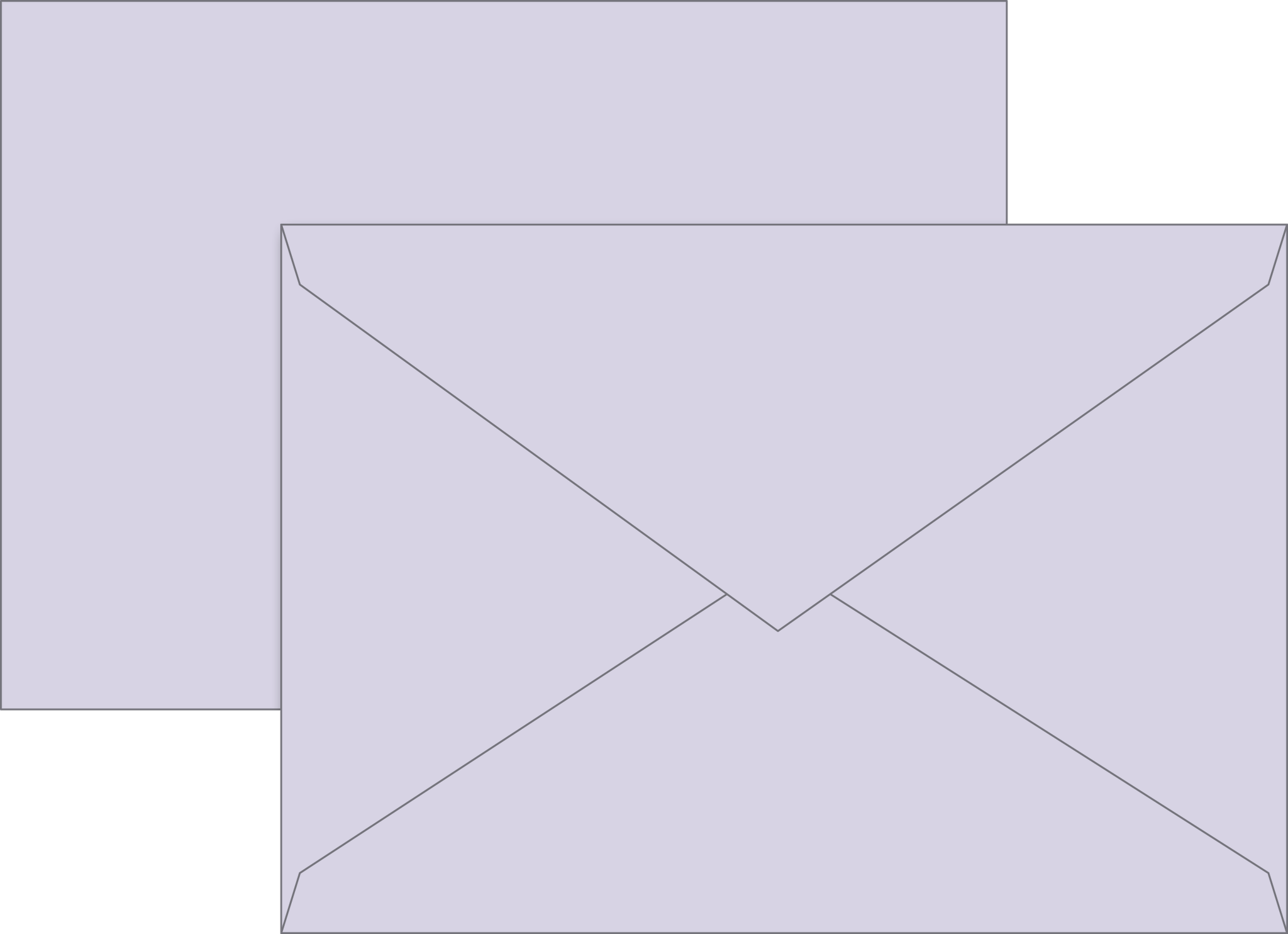 Briefumschläge Universalpapier | C6, 80 g/m², lilac, 10 Stück