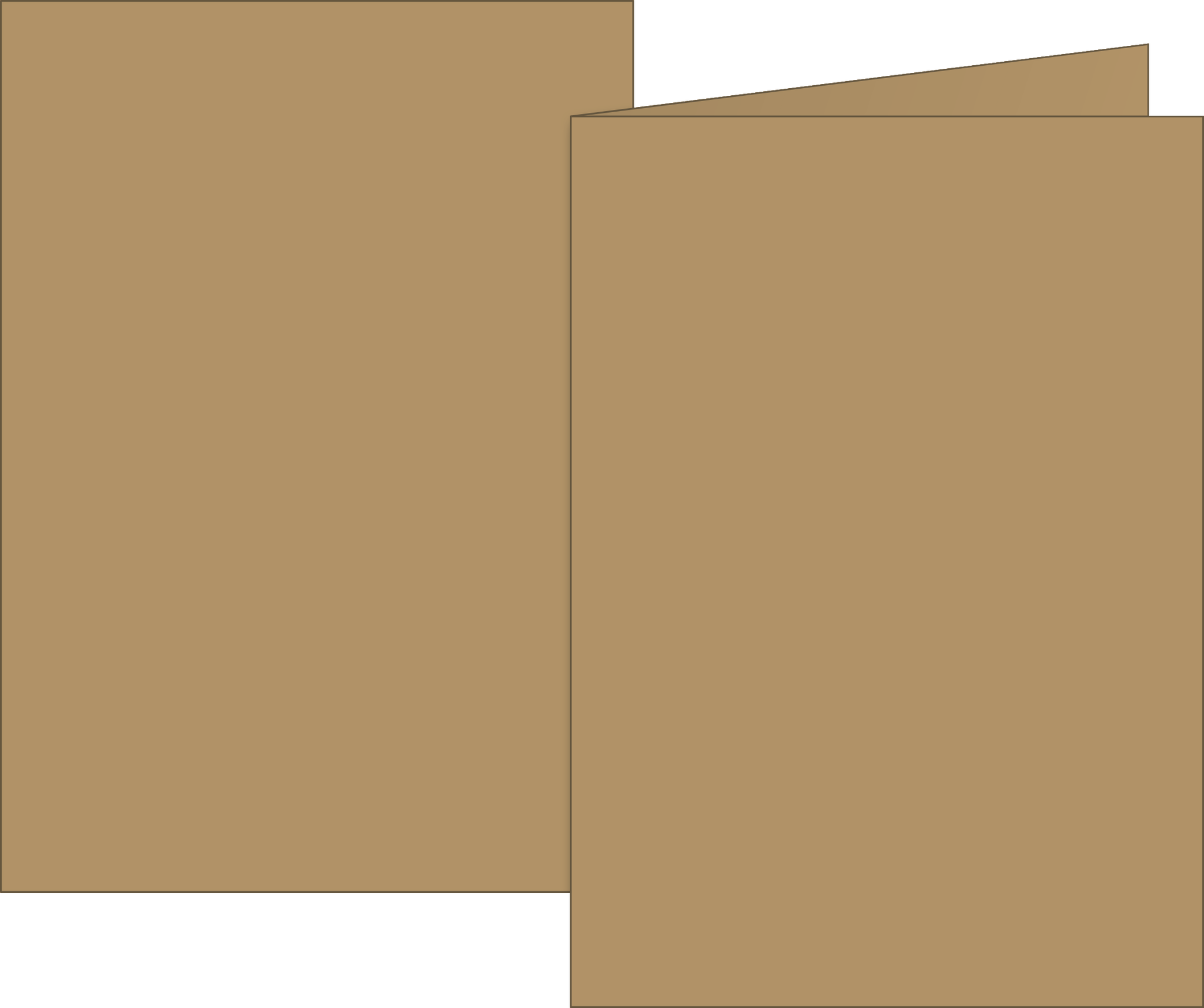 Klappkarten Universalpapier | A6, 105×150 mm, 160 g/m², sand, 10 Stück