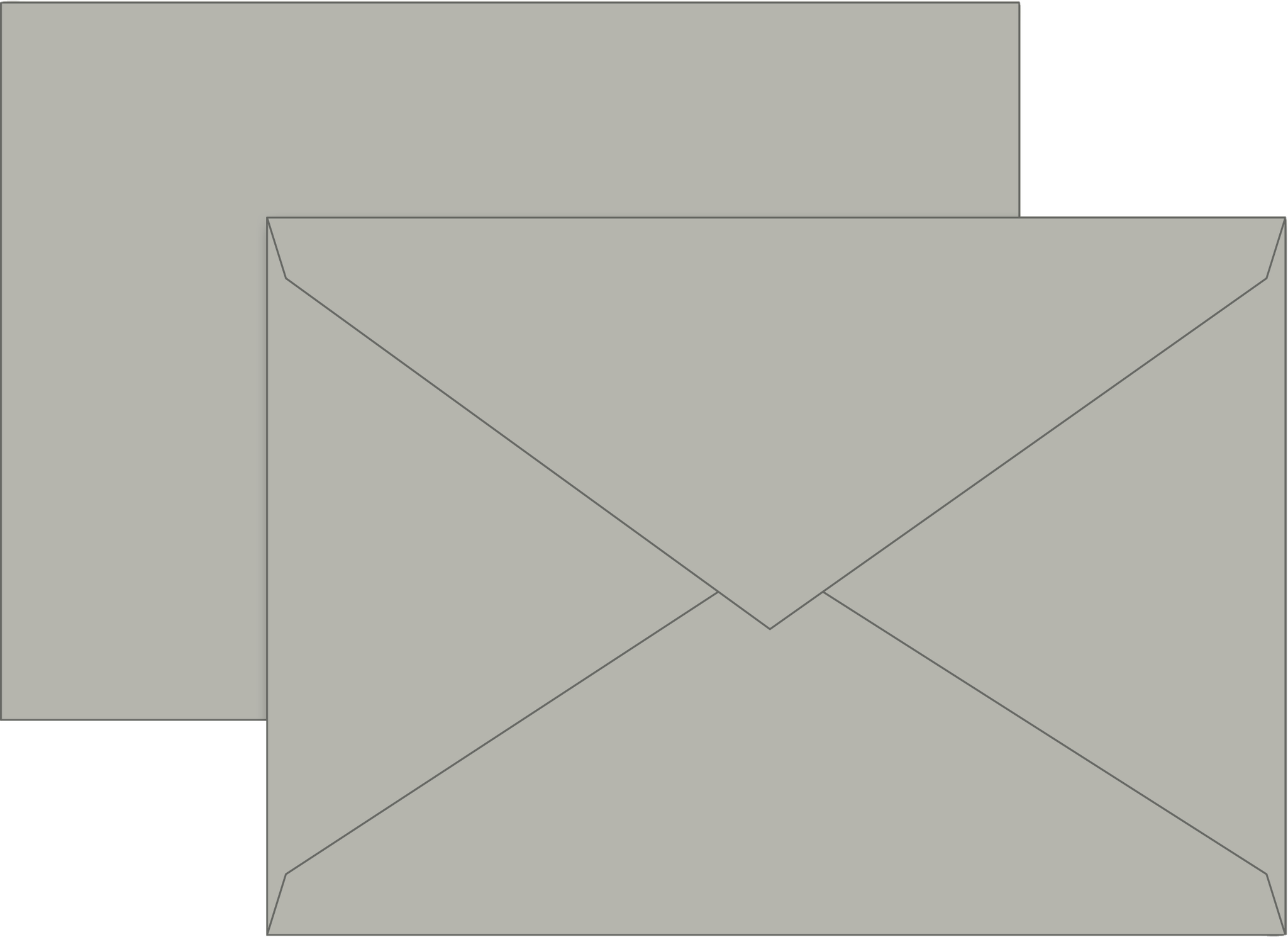 5 x Brunnen Briefumschläge C5 Nassklebung 80g/qm grau VE=10 Stück