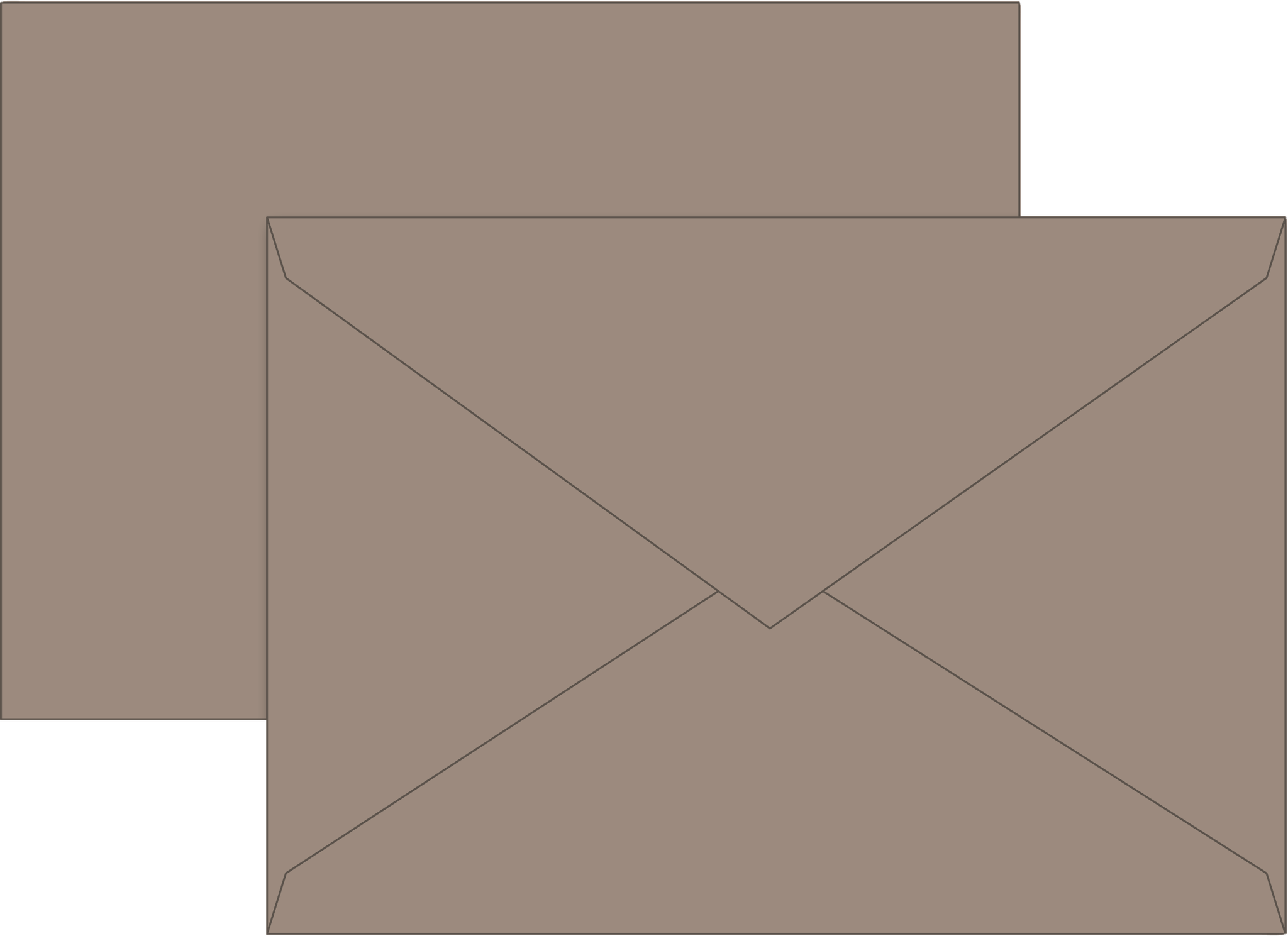5 x Brunnen Briefumschläge C5 Nassklebung 80g/qm taupe VE=10 Stück