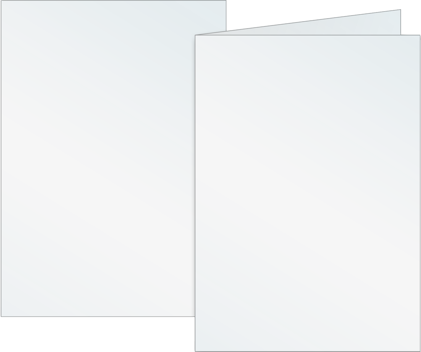 Klappkarten Universalpapier | B6, 200 g/m², perlweiß, 10 Stück