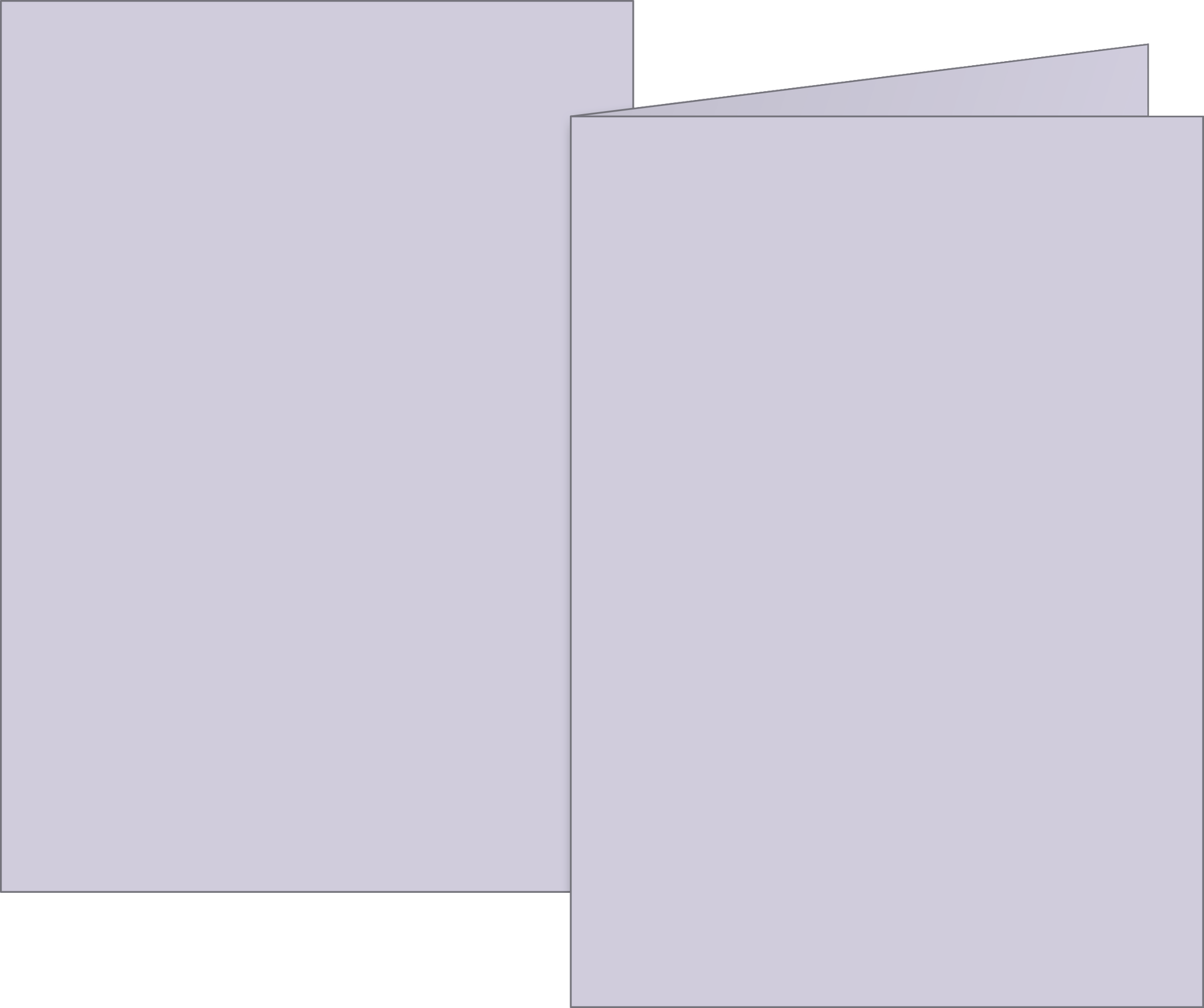 Klappkarten Universalpapier | B6, 200 g/m², lilac, 10 Stück