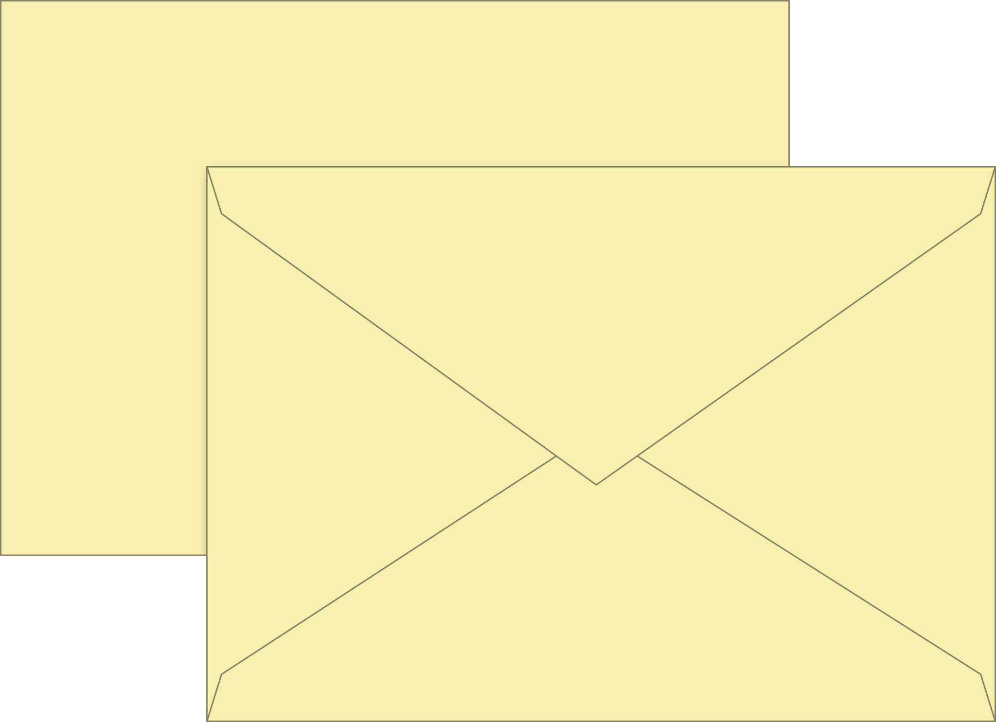 Briefumschläge Universalpapier | B6, 80 g/m², hellgelb