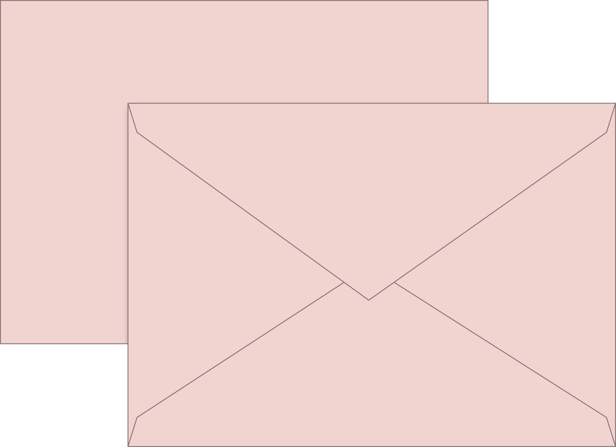 Briefumschläge Universalpapier | B6, 80 g/m², rosé