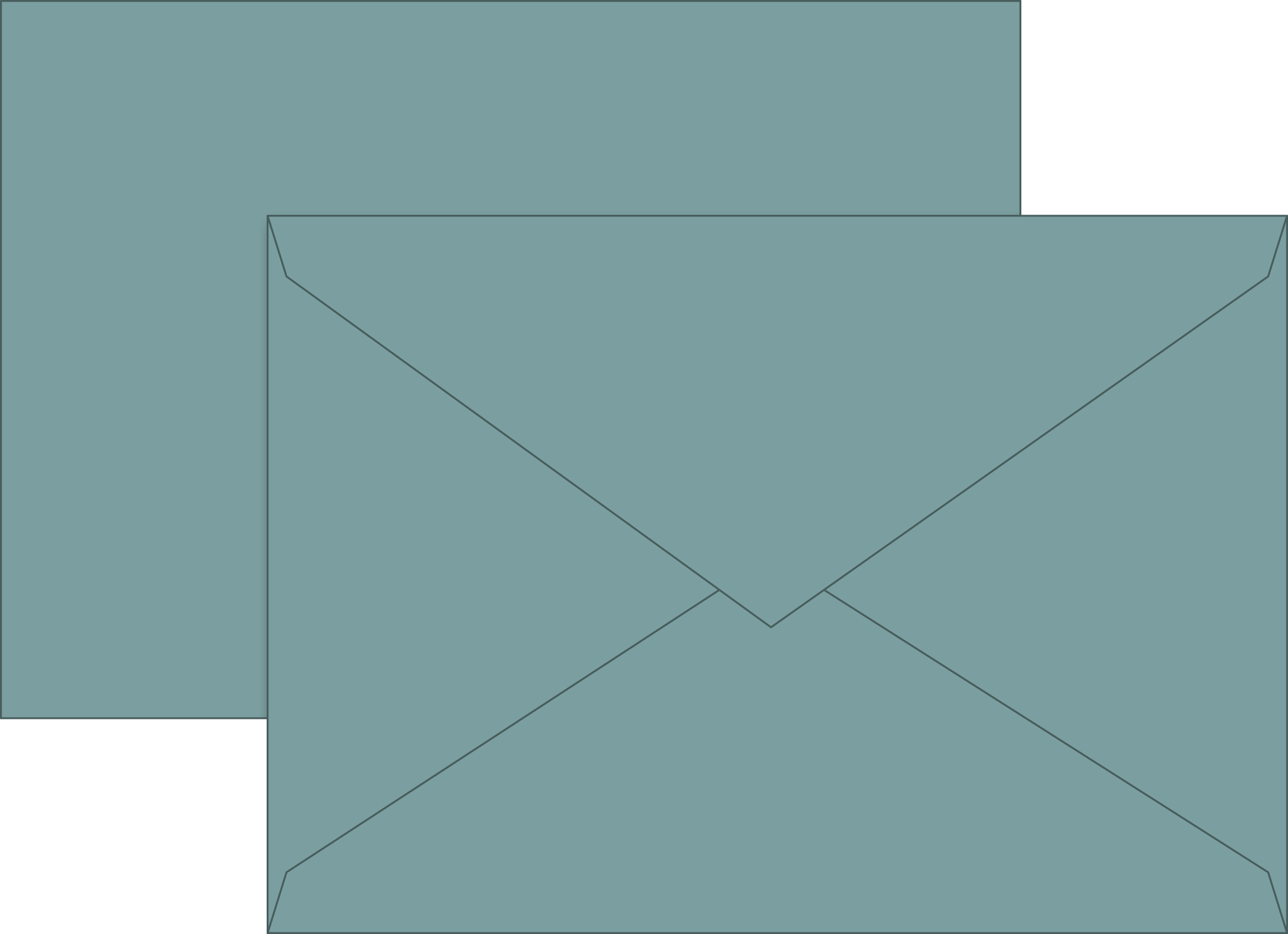 Briefumschläge Universalpapier | B6, 80 g/m², petrol
