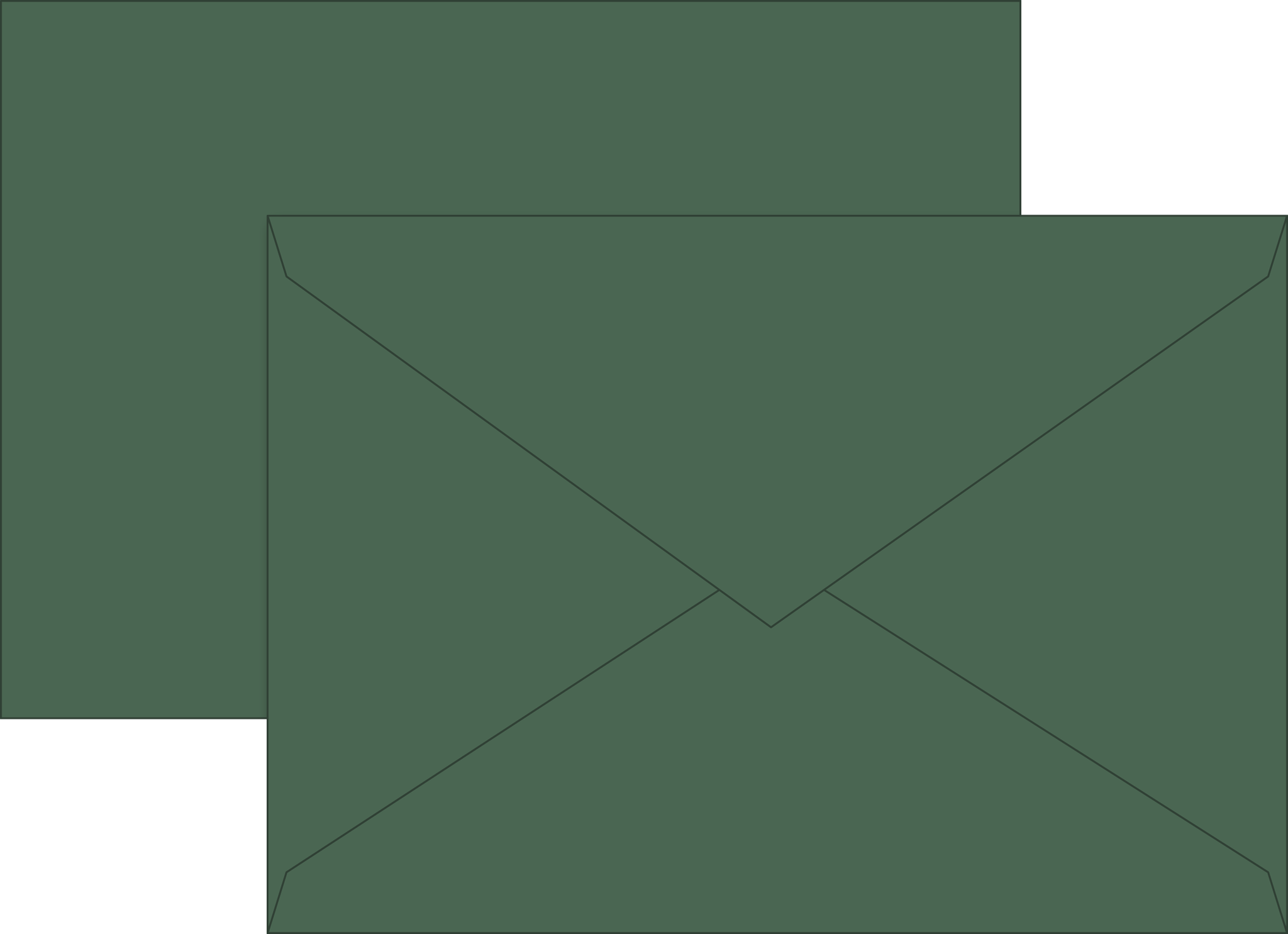 Briefumschläge Universalpapier | B6, 80 g/m², moosgrün