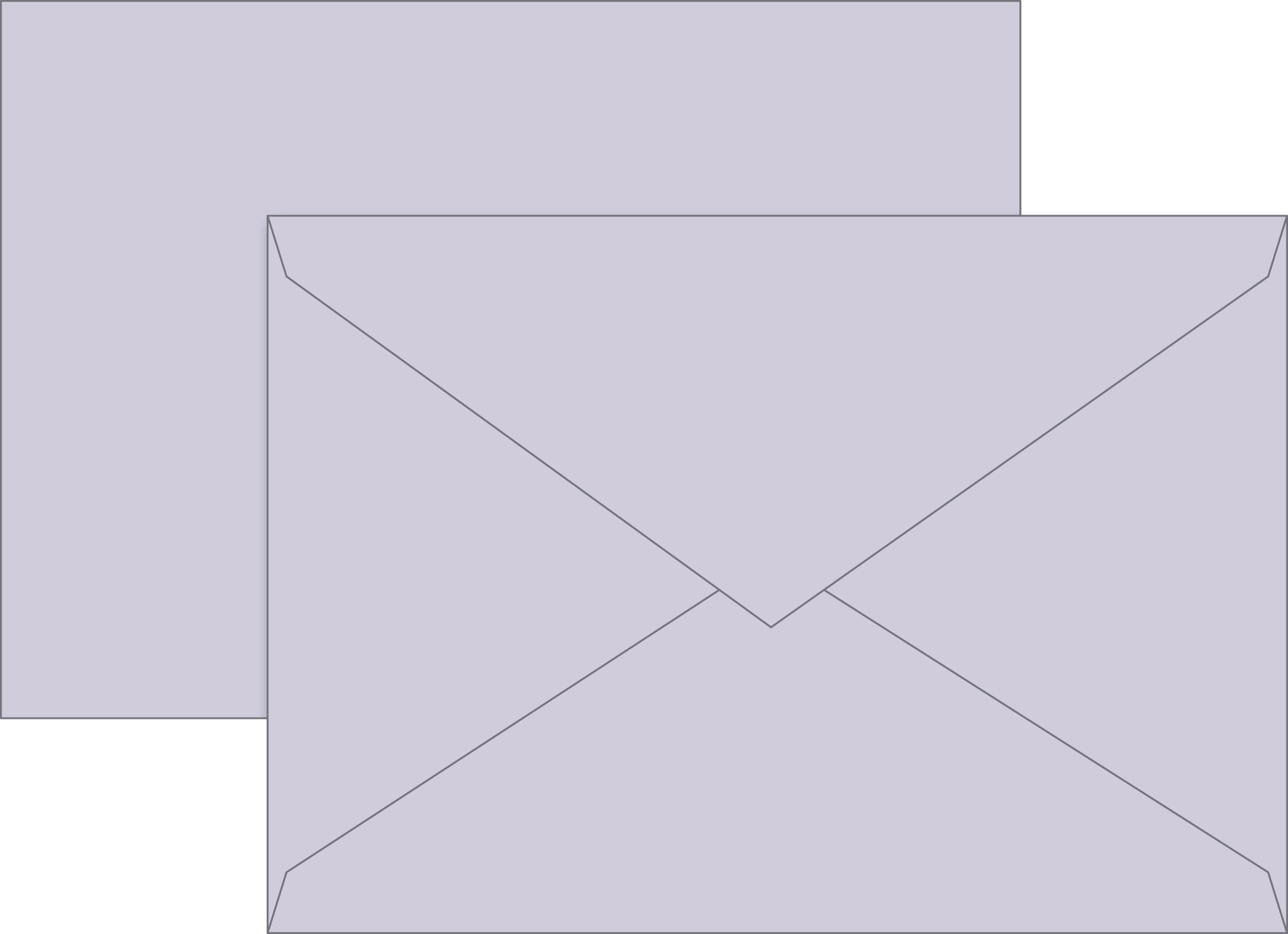 Briefumschläge Universalpapier | B6, 80 g/m², lilac