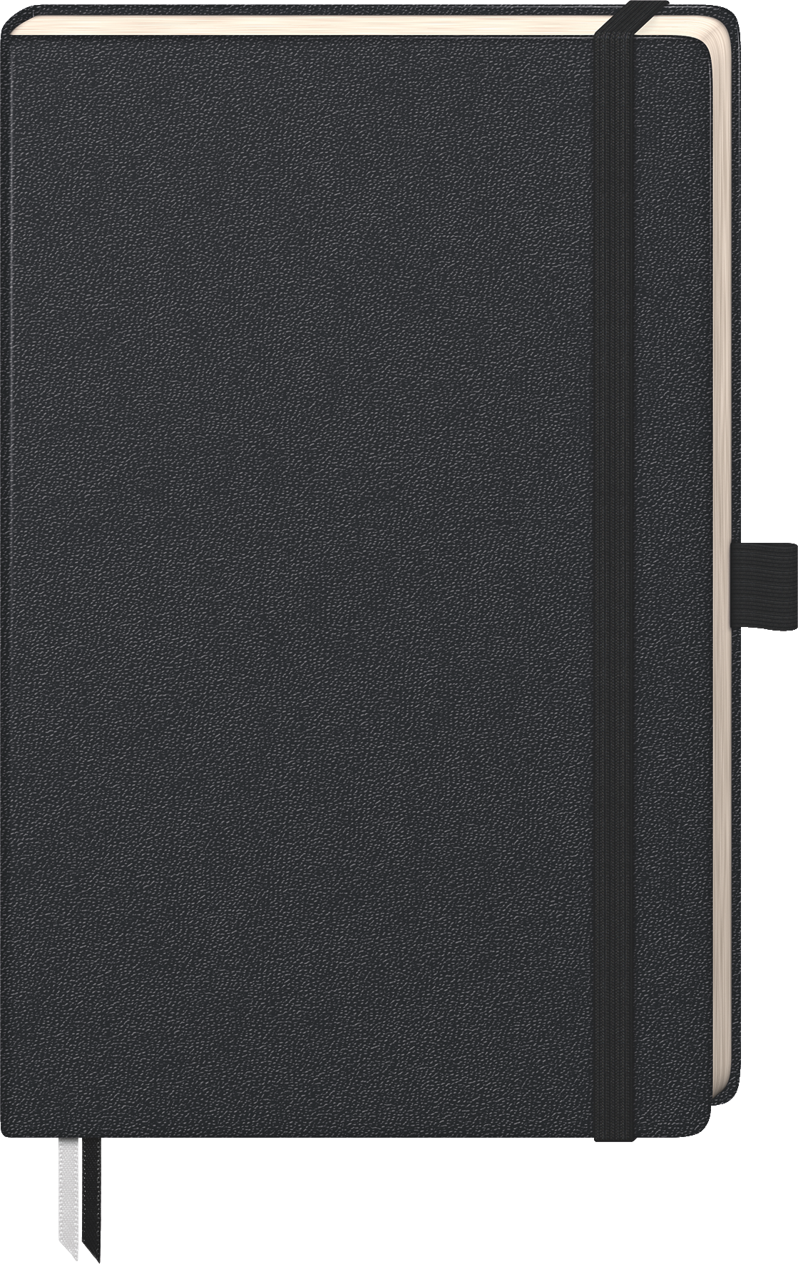Brunnen Notizbuch Kompagnon Klassik A5 kariert 96 Blatt 80g/qm schwarz