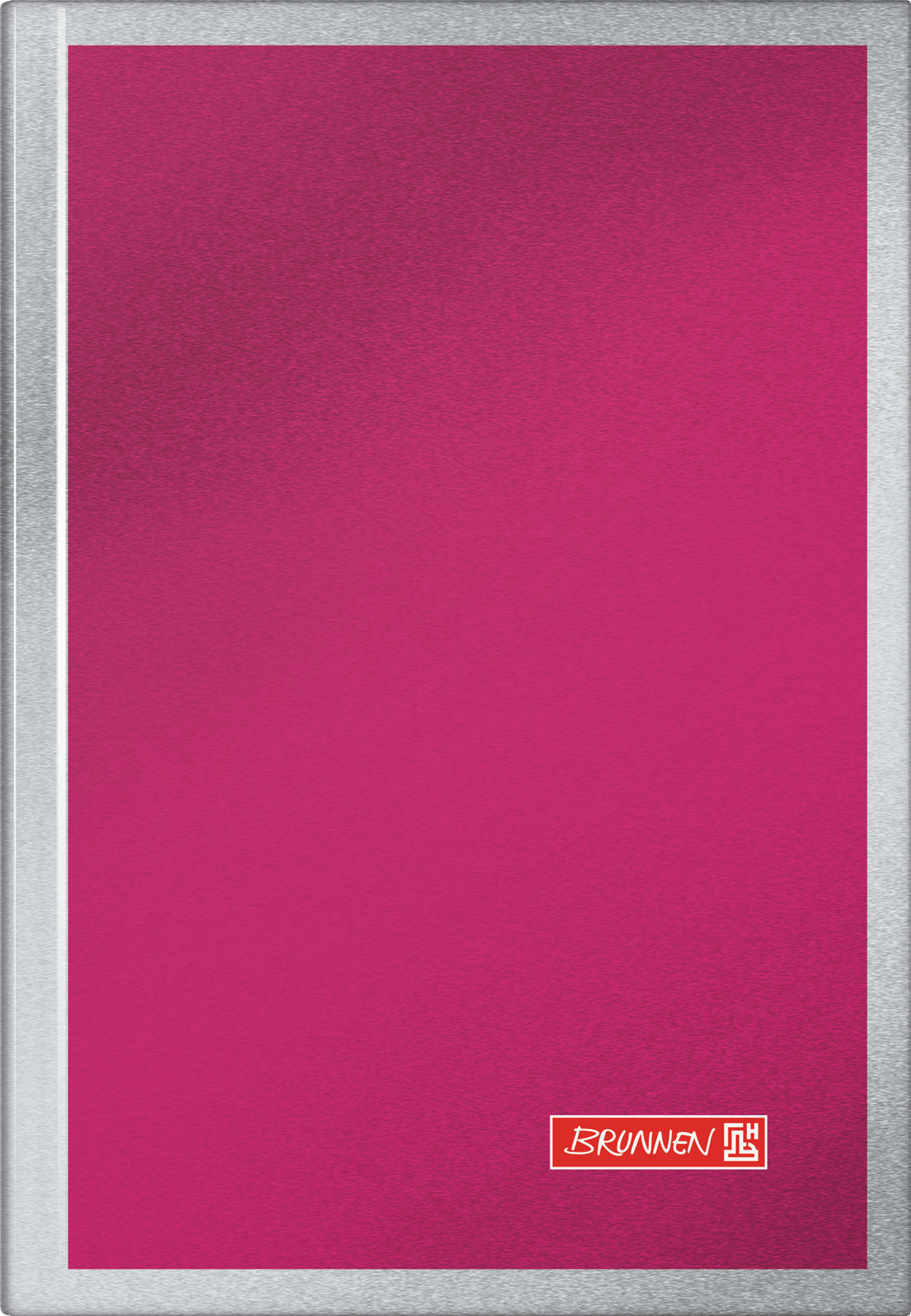 Notizbuch Premium Metallic | A6, kariert, fuchsia