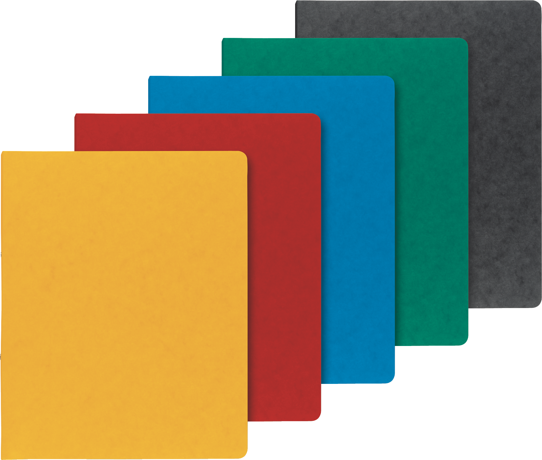 10 x Brunnen Ringbuch Fact!plus A4 4 Ringe 30mm farbig sortiert
