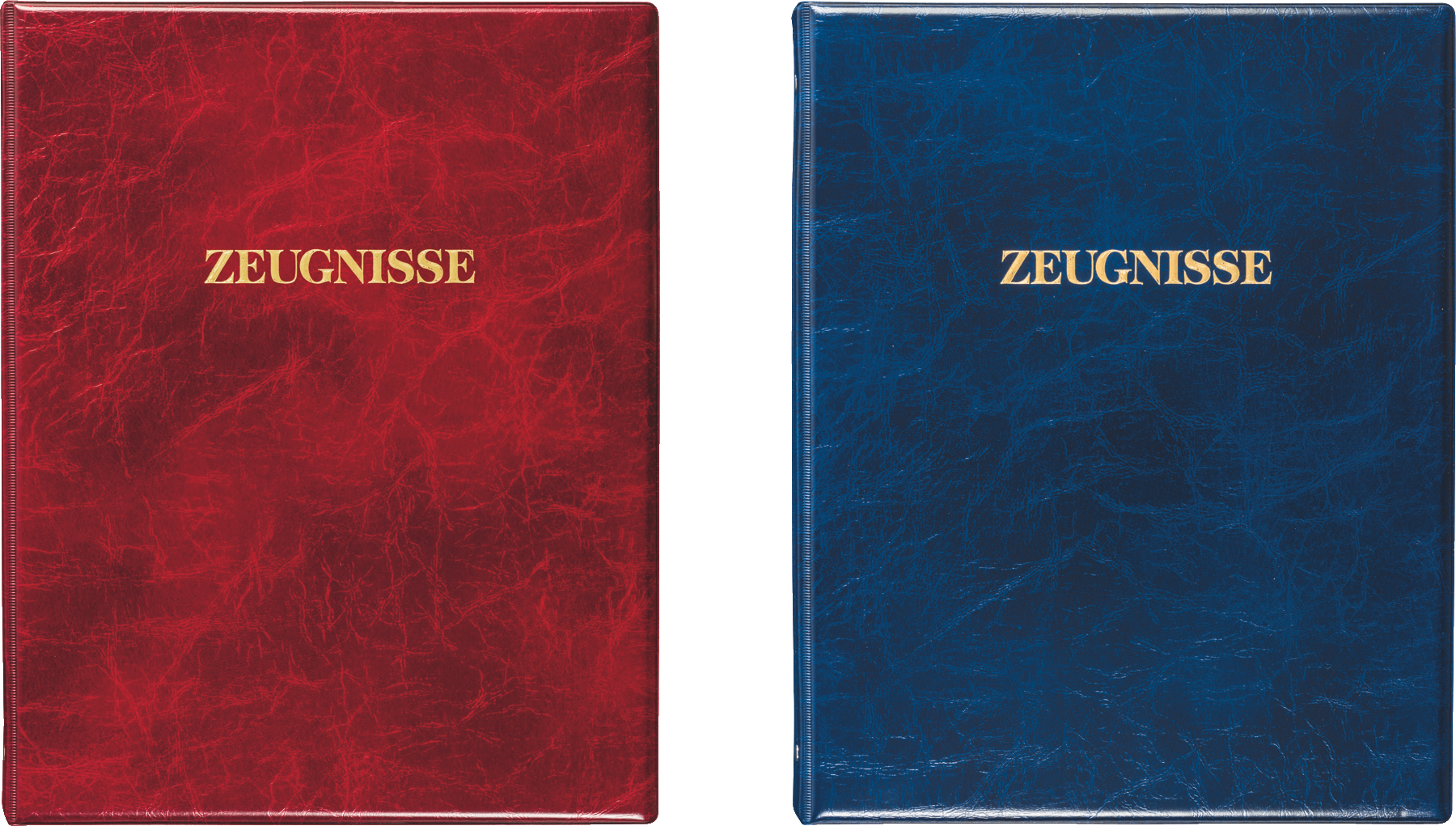 10 x Brunnen Zeugnisringbuch A4 4 Ringe 17mm mit 5 Hüllen farbig sorti