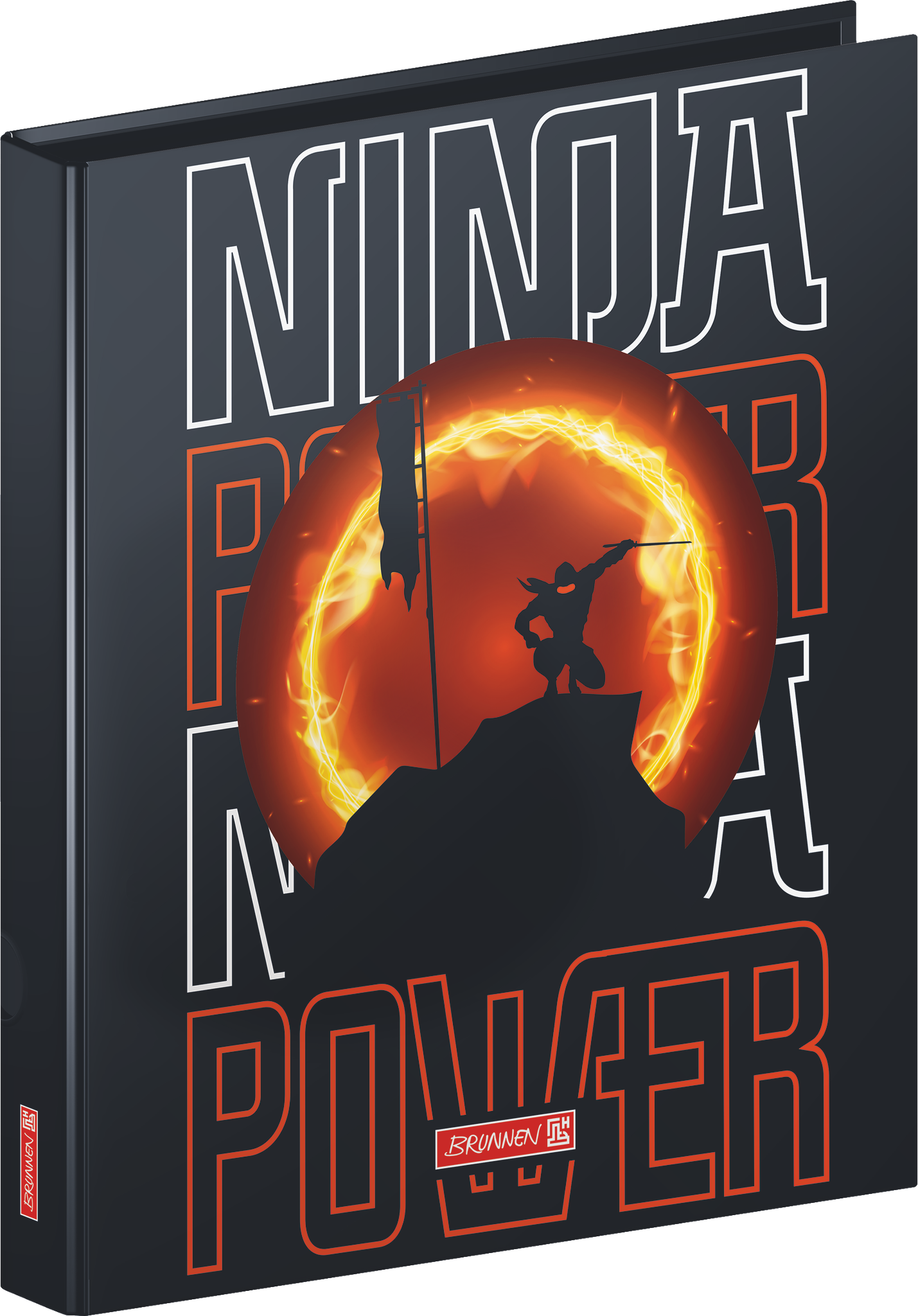 Ringbuch Ninja Power | A4, 2 Ringe, Füllhöhe: 20 mm
