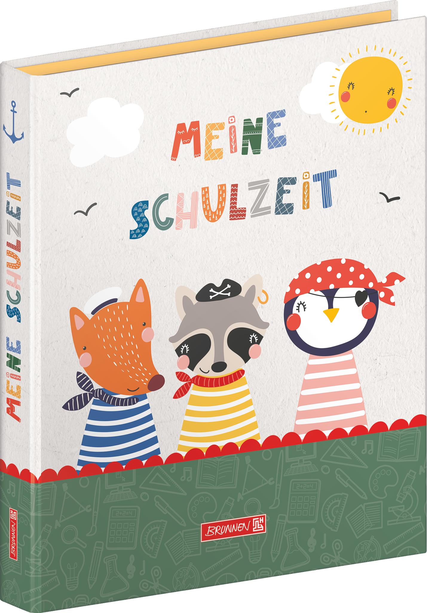 Ringbuch „Meine Schulzeit“ | A4, 2 Bügel, Füllhöhe: 30 mm, mehrfarbig