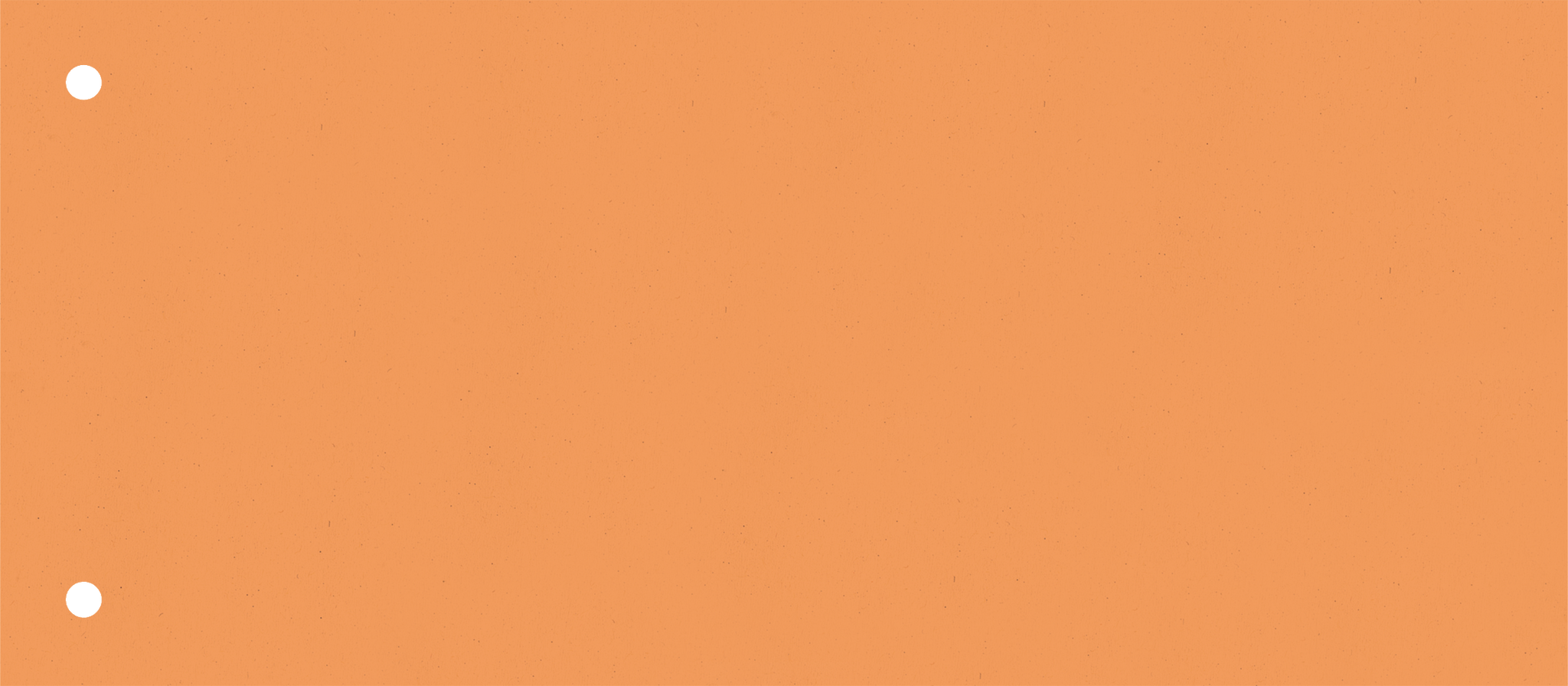 Brunnen Trennstreifen orange VE=100 Stück